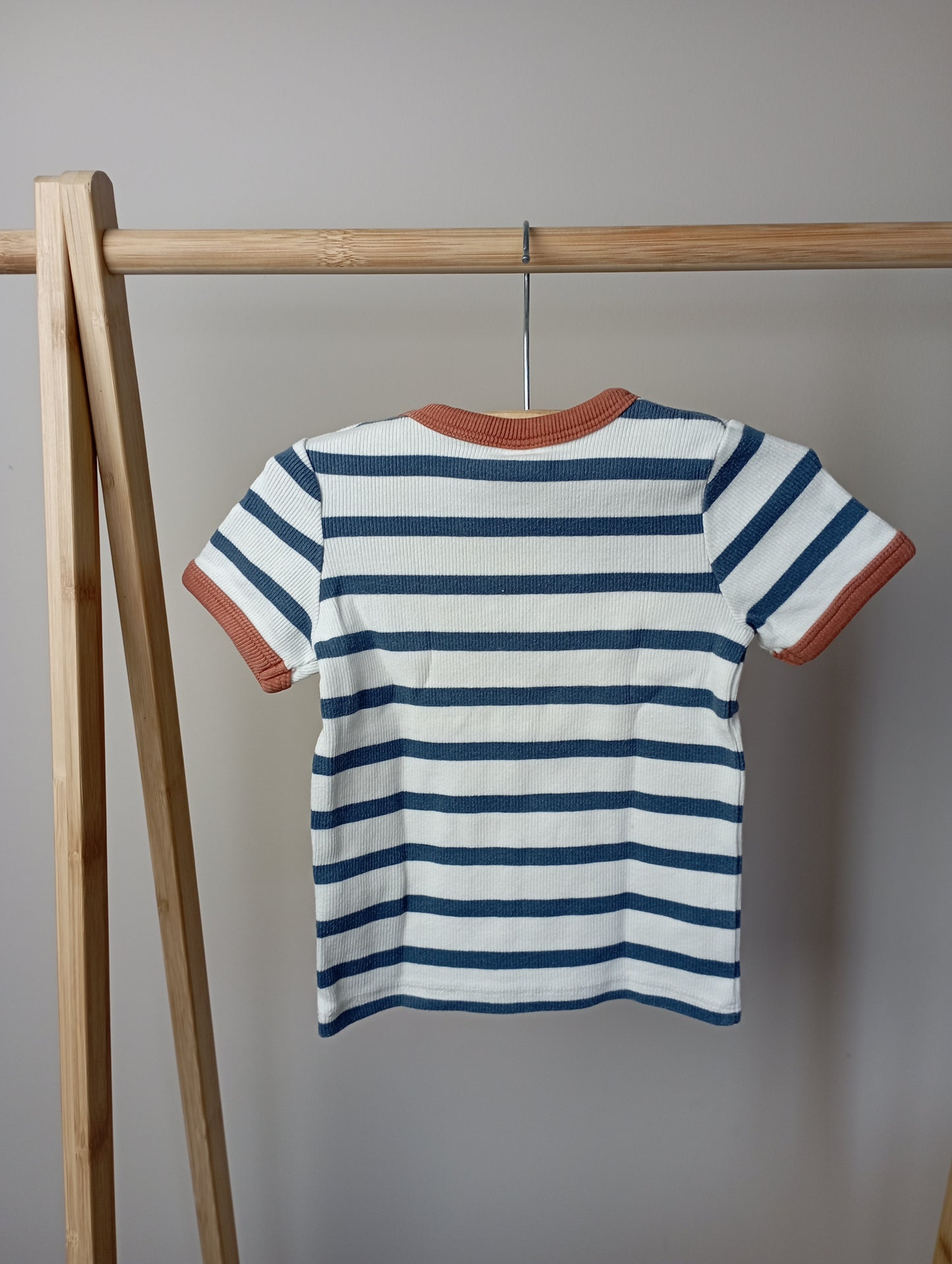 T-shirt met strepen 80 Hema