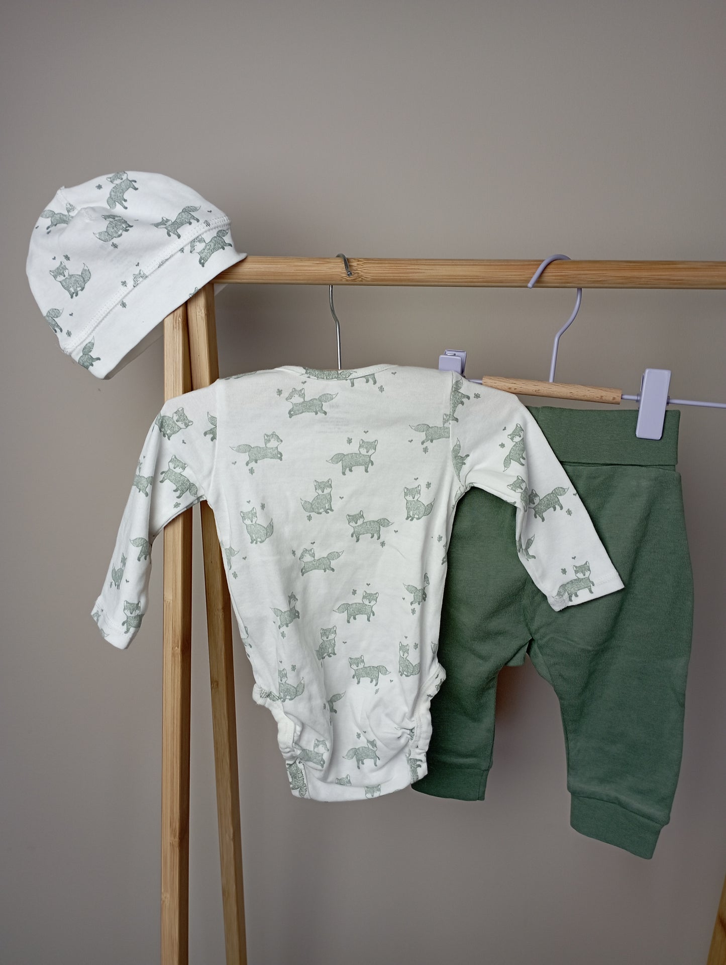 Setje met vosjes 62 H&M
