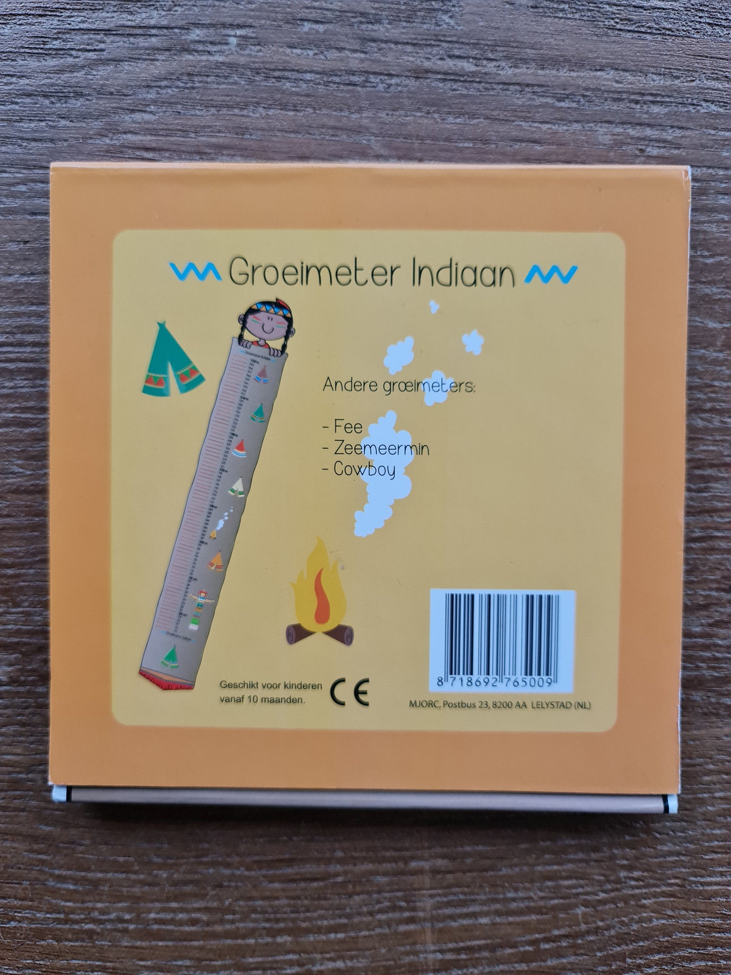 Groeimeter met indiaantje MJORC