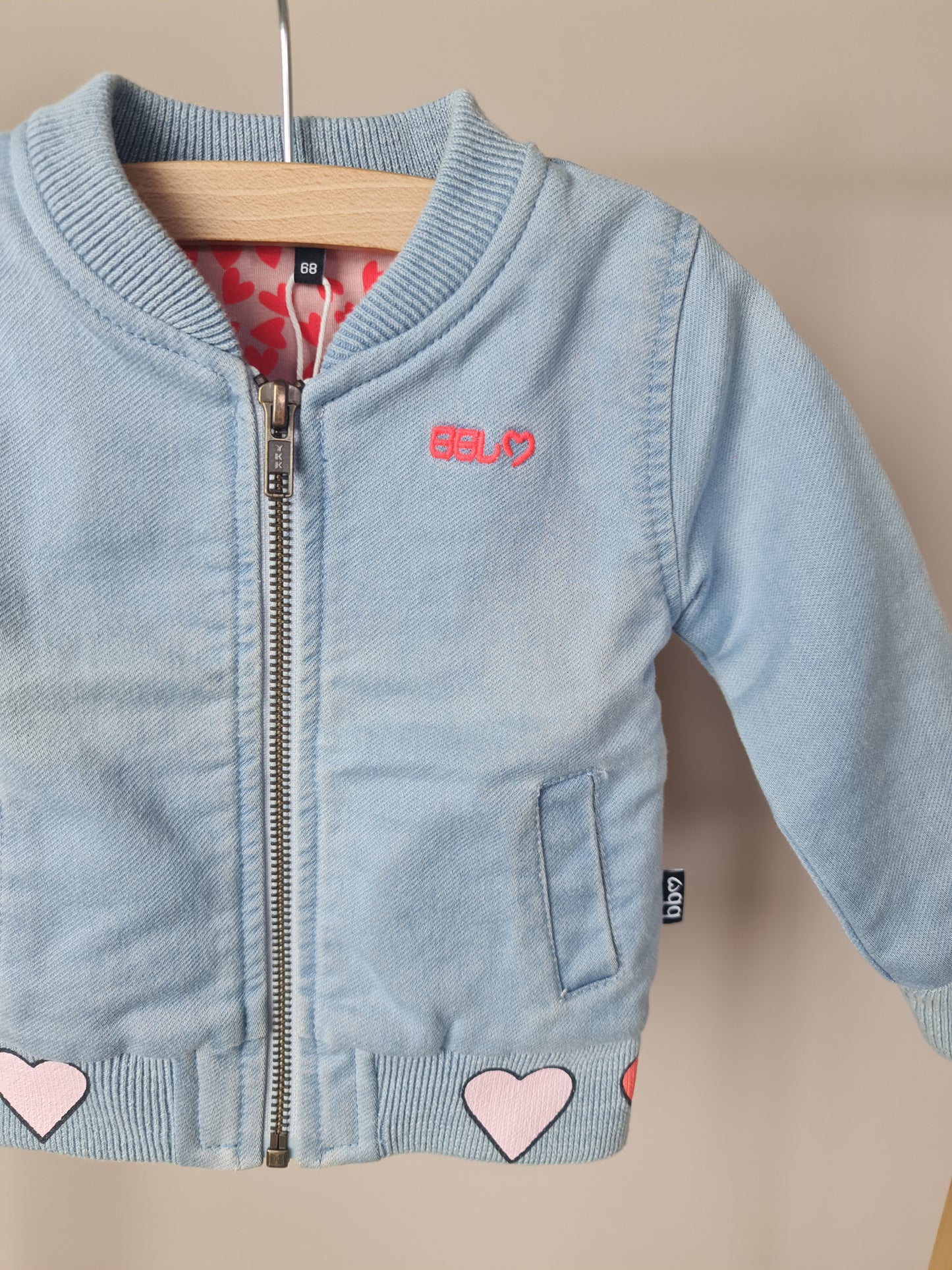 Jeansjas 68 Beebielove