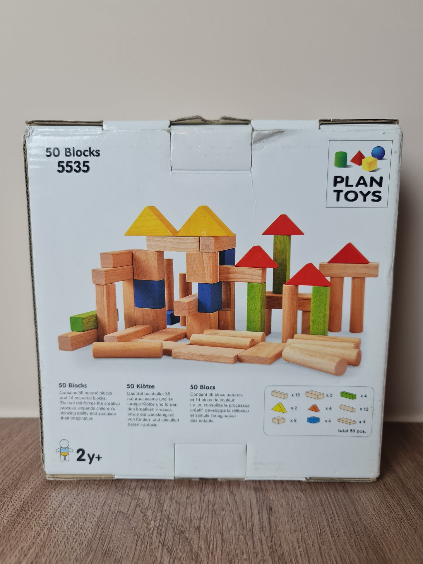 Houten blokken Plan Toys