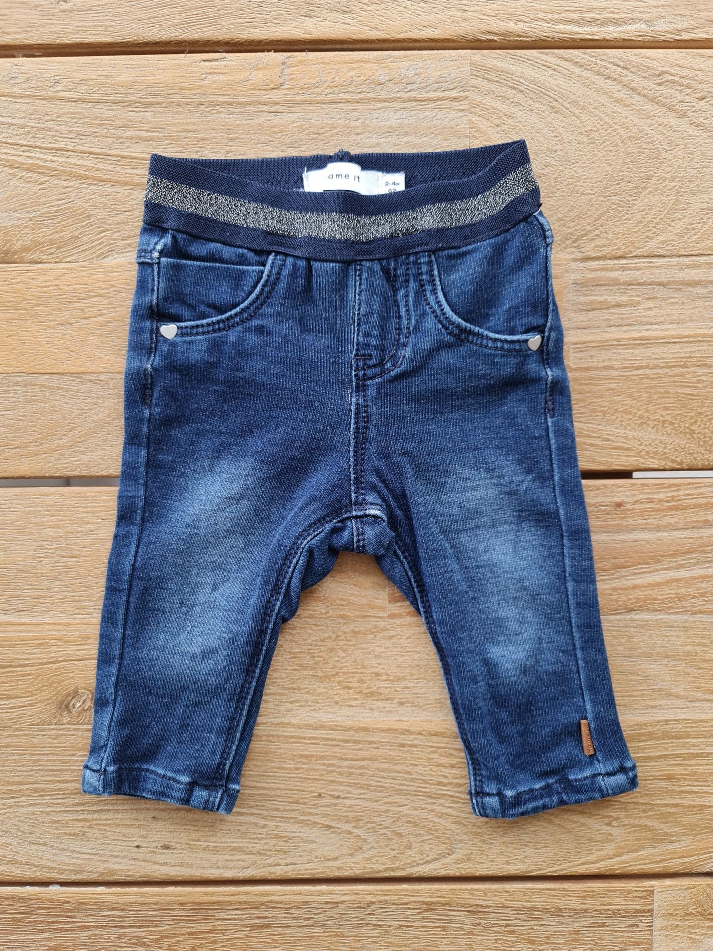 Broek jeanslook 62 Name It