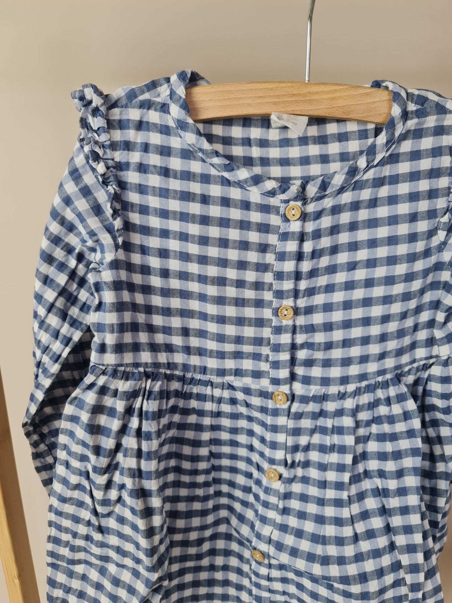 Geruite jurkje 86 H&M
