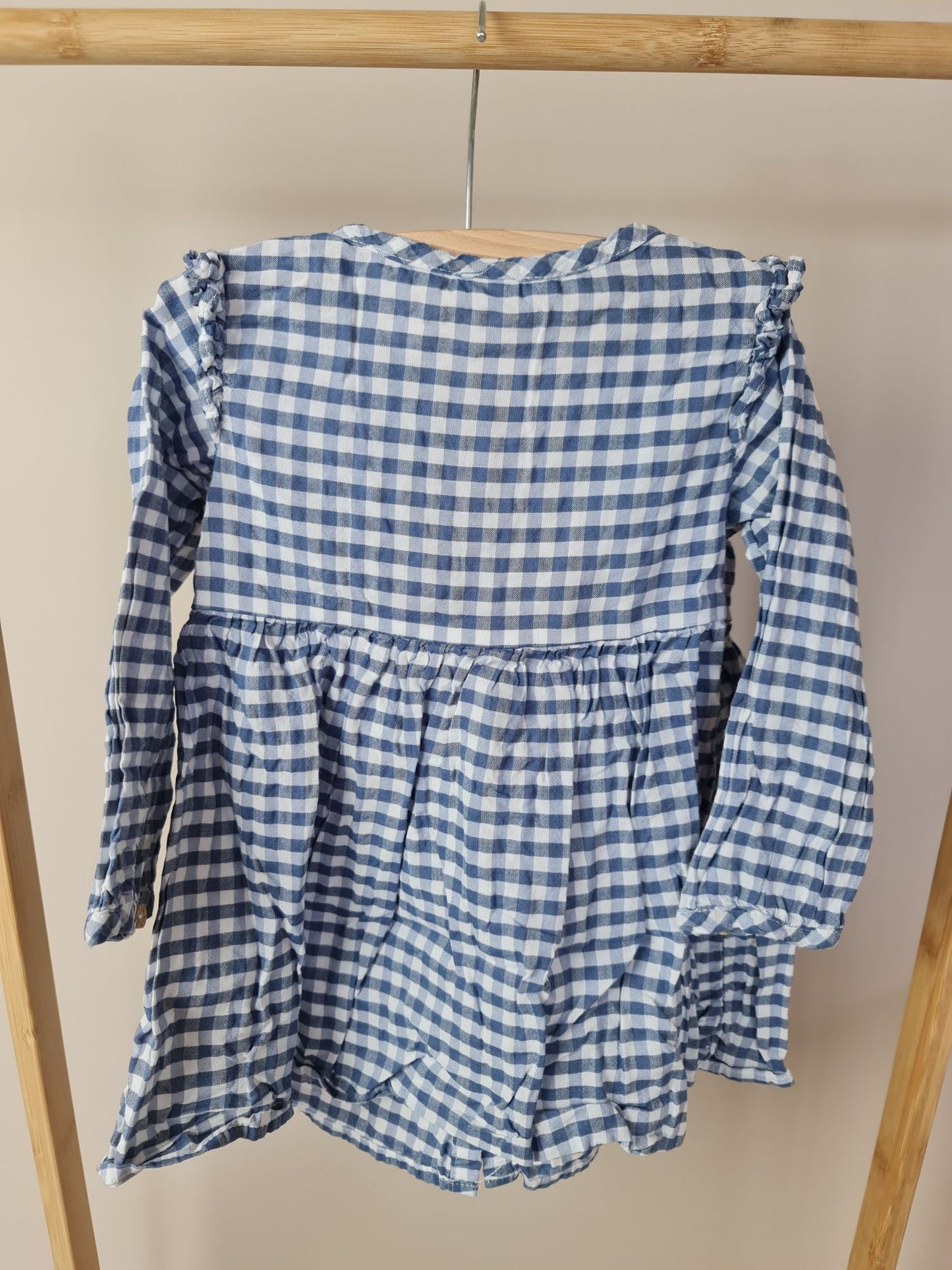 Geruite jurkje 86 H&M