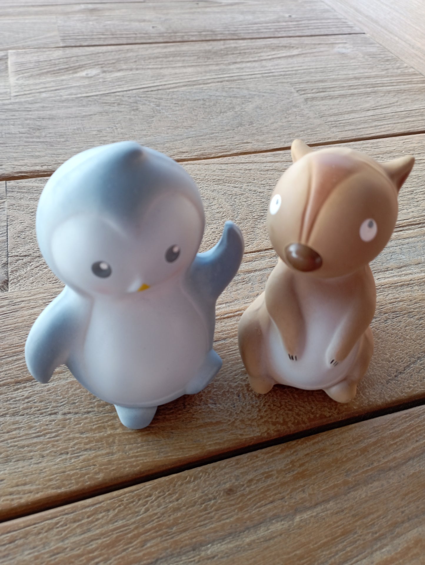 Bad- & bijtspeeltje: Pinguïn & Eekhoorn Tikiri