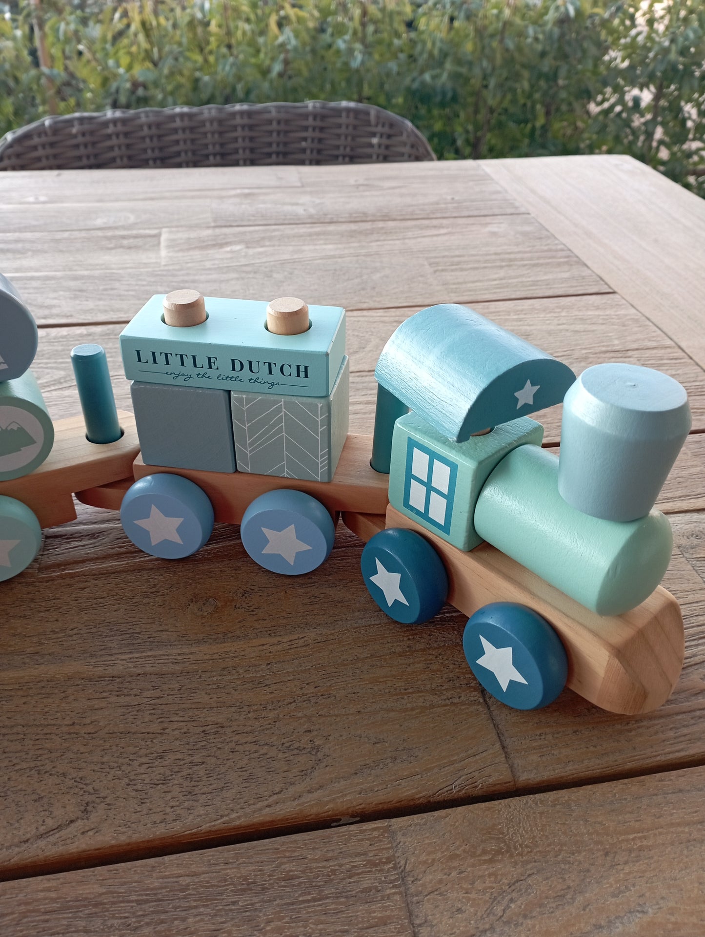 Houten trein Little Dutch