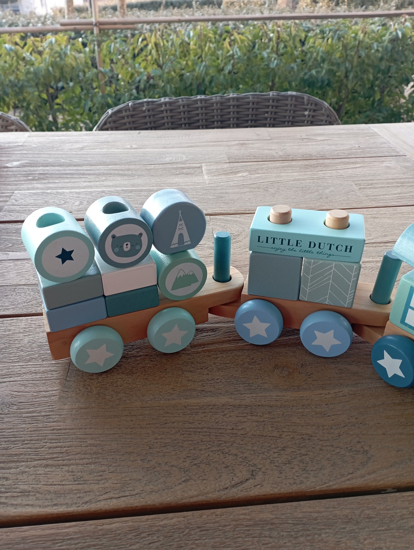 Houten trein Little Dutch