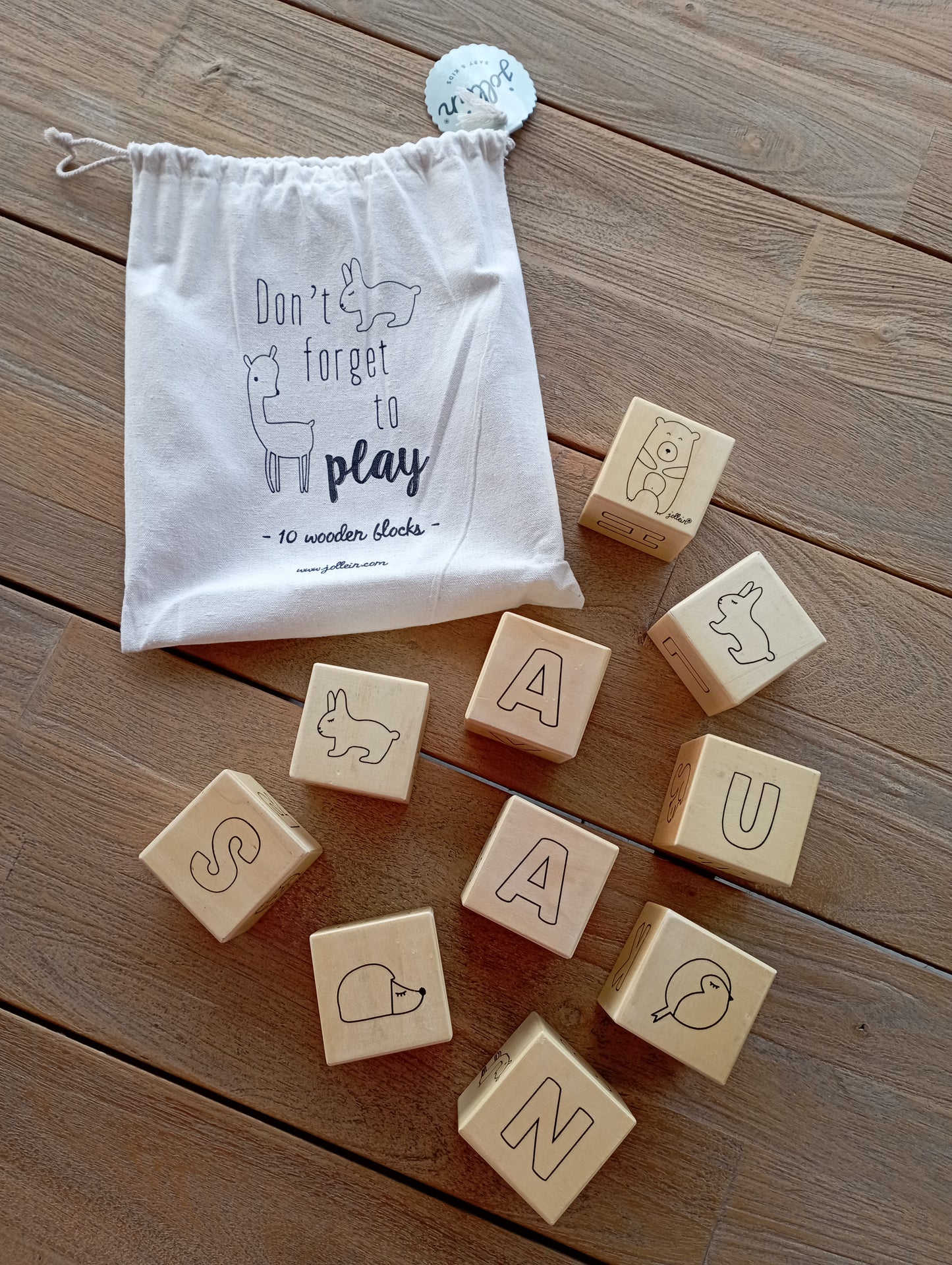 Houten blokken Jollein