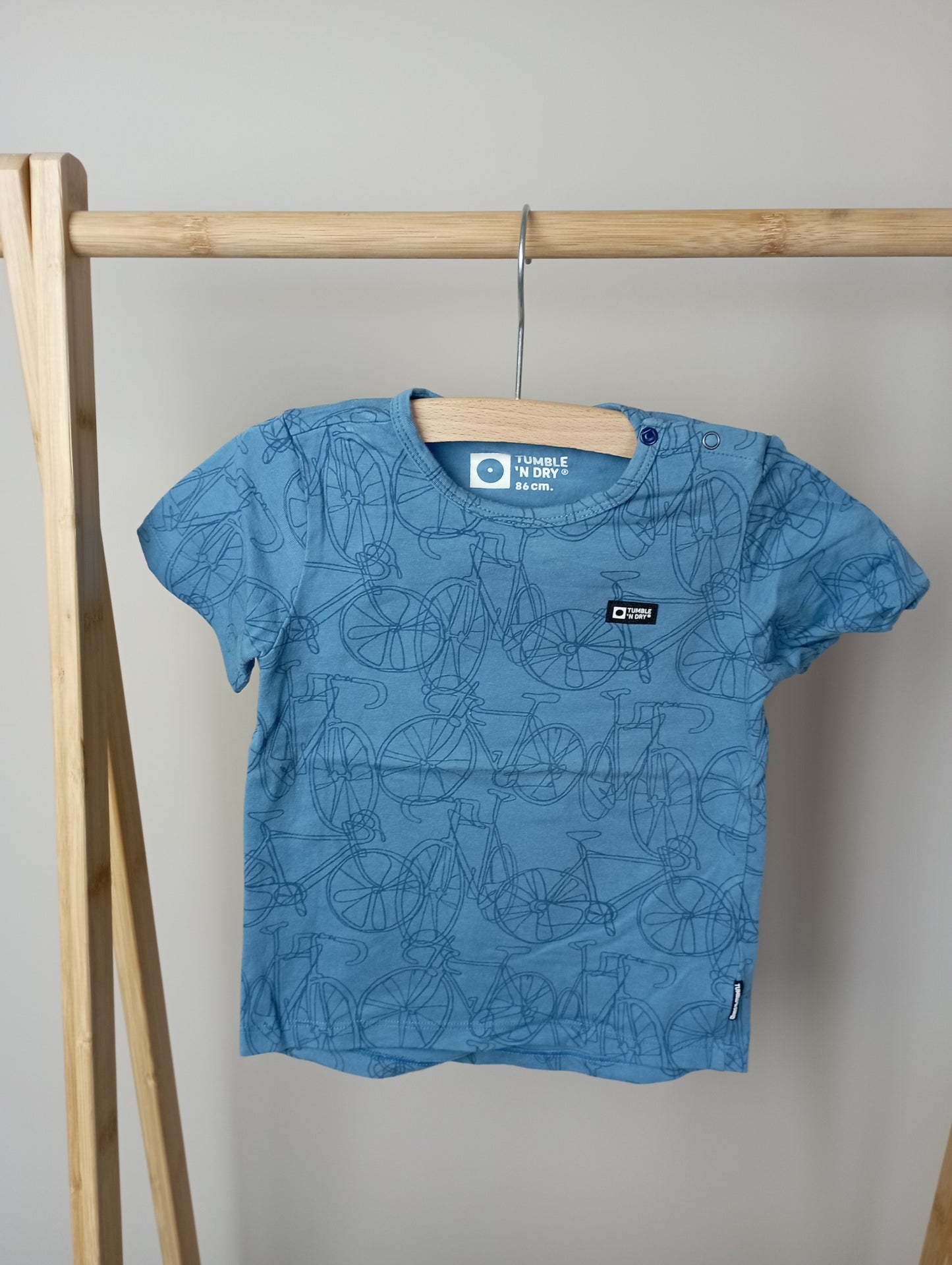 T-shirt met fietsen 86