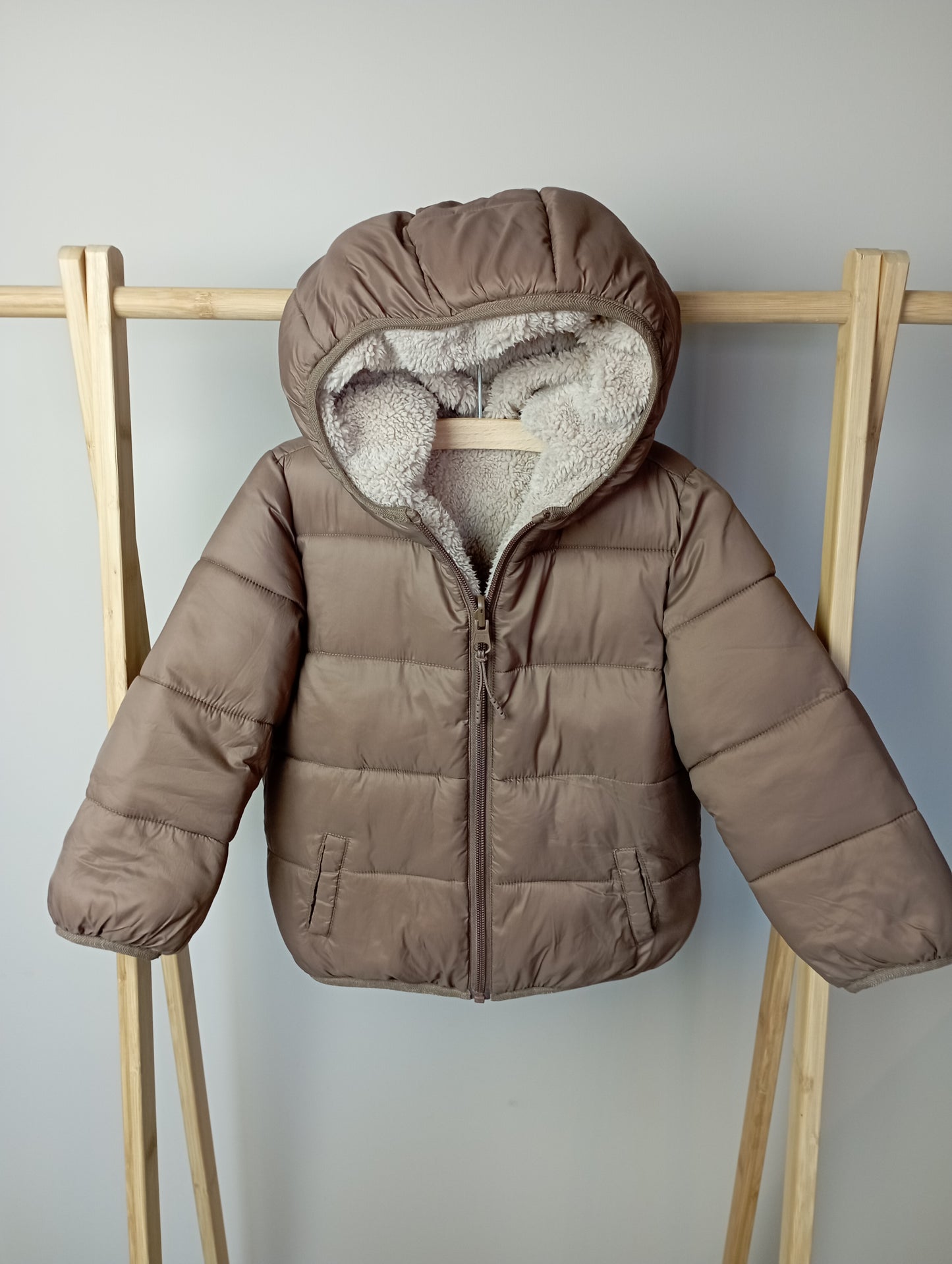 Warme winterjas, tweezijdig te dragen 92 Cuddles and smiles
