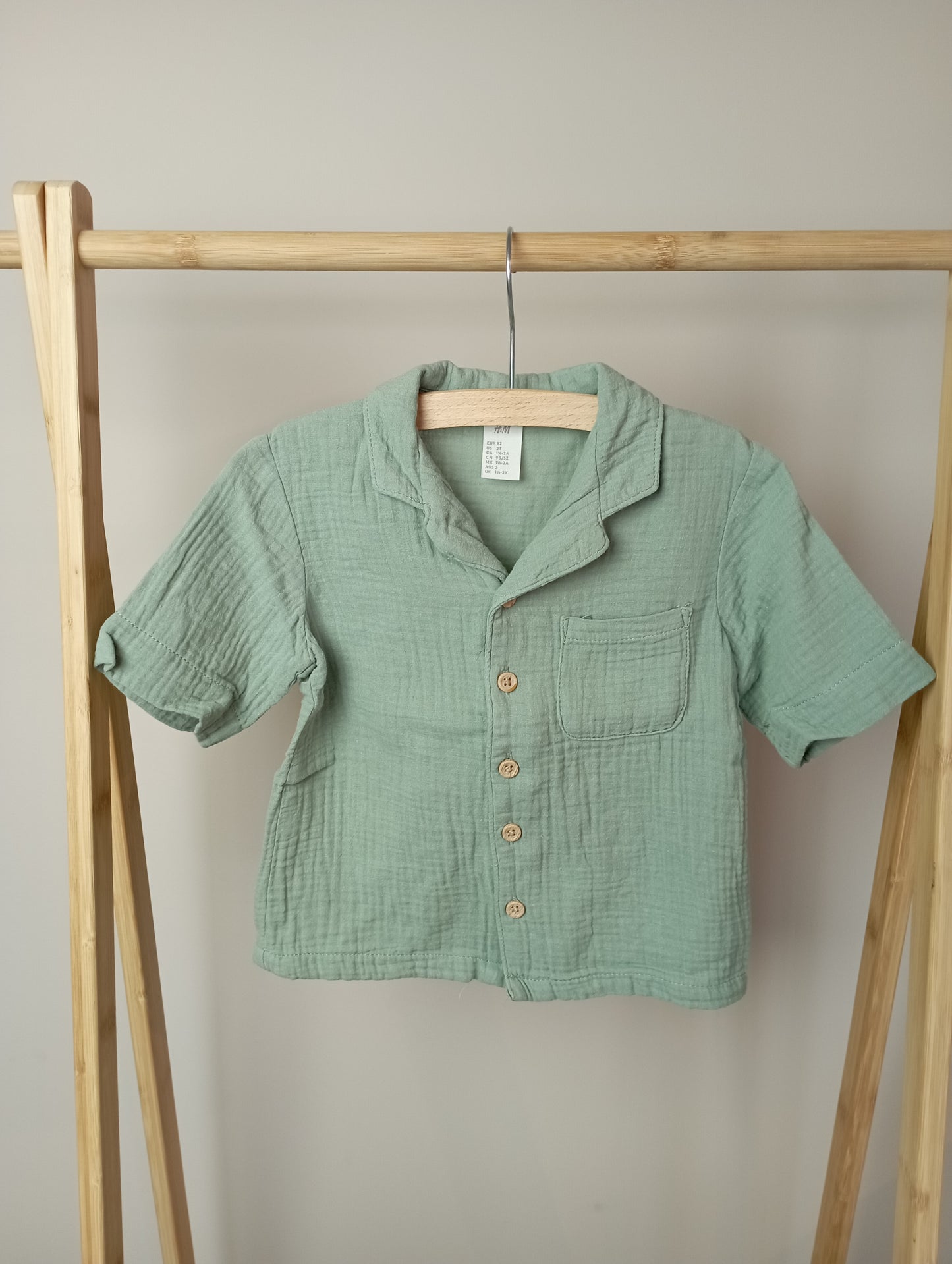 Luchtig shirtje 92 H&M