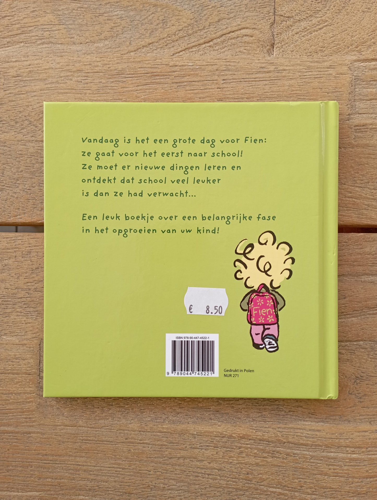 Fien gaat voor het eerst naar school - Sibylle Delacroix - Deltas