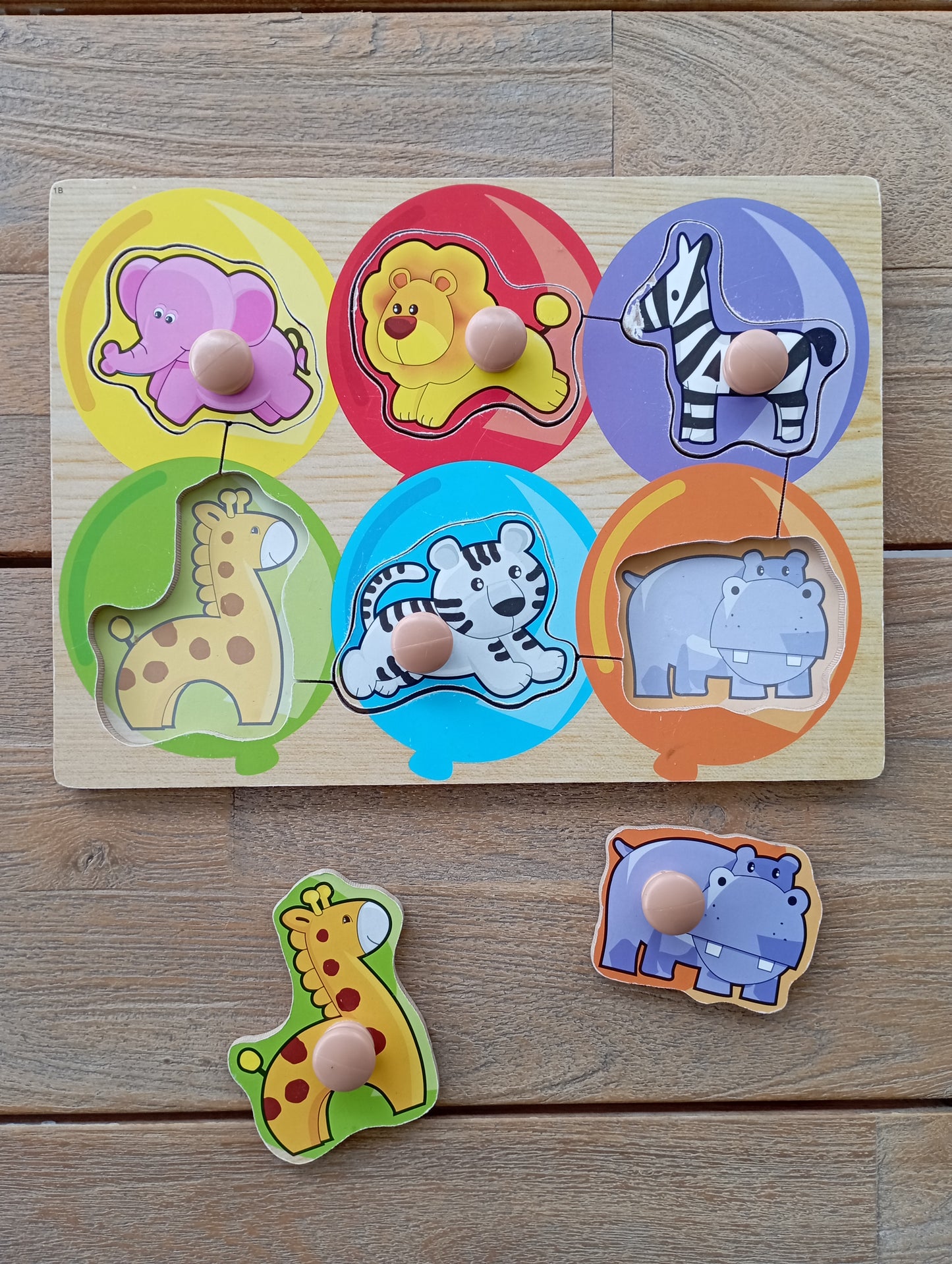 Houten inlegpuzzel - Find JOYs