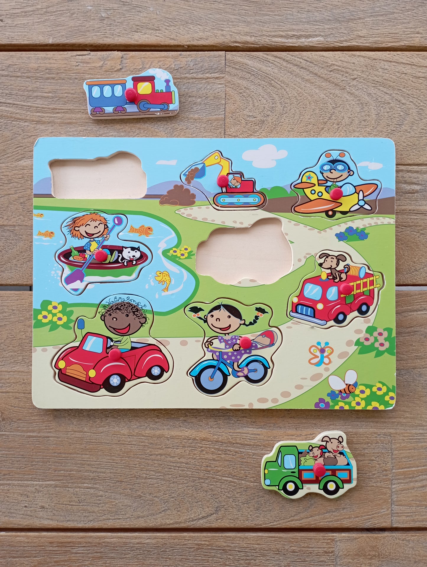 Houten inlegpuzzel - Find JOYs