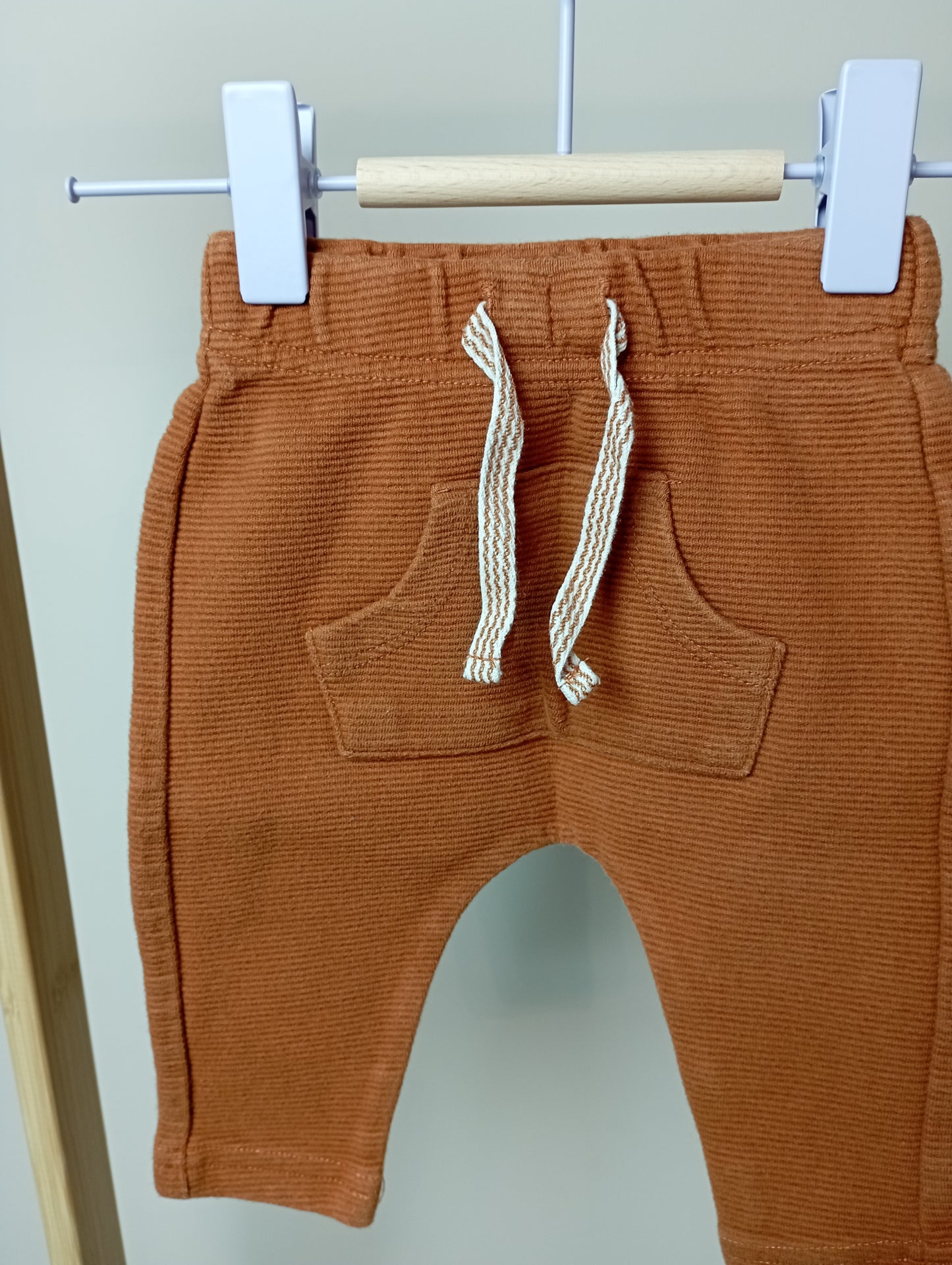 Comfy broek met wafelstructuur 62 Hema