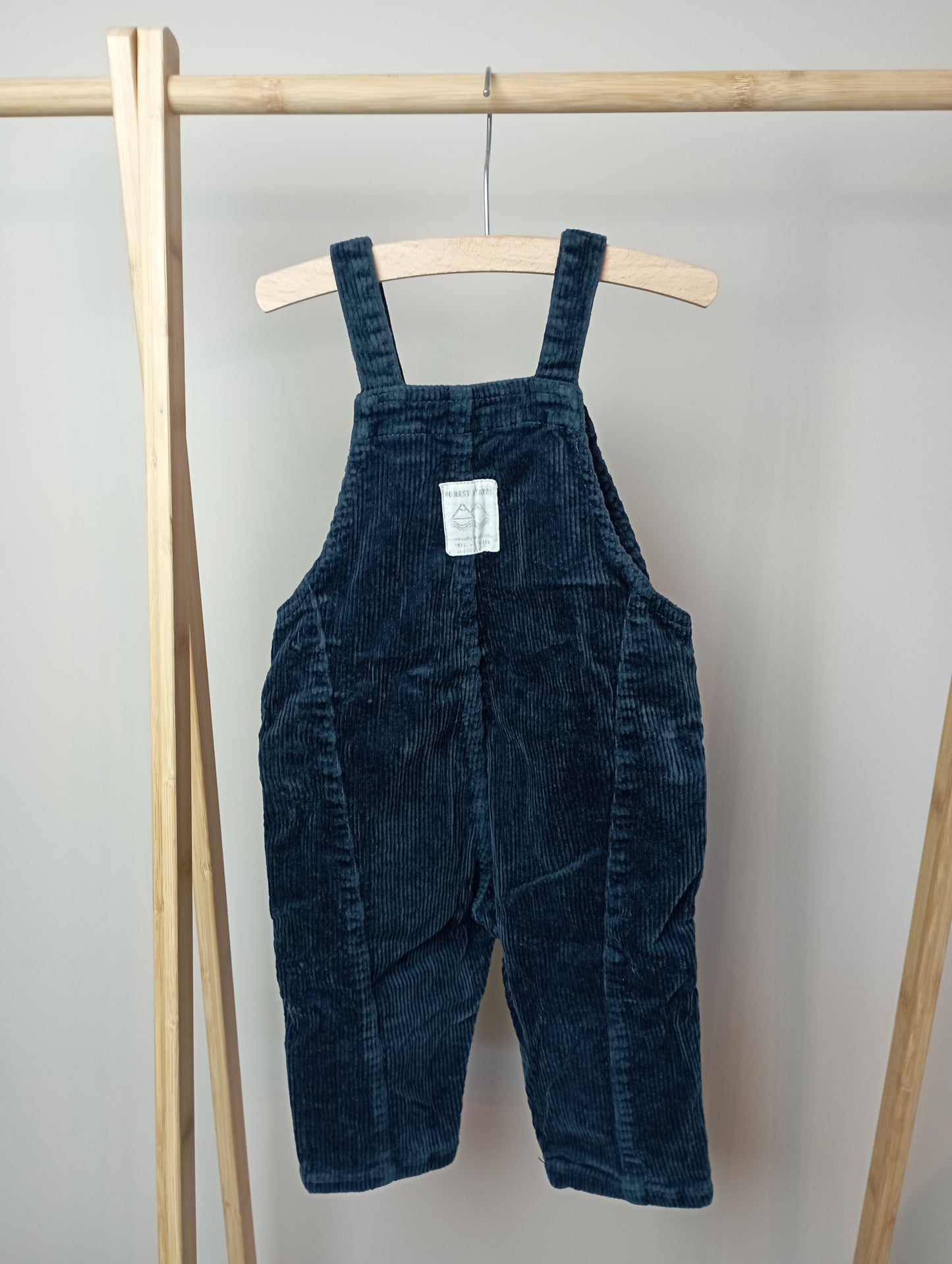 Salopette met ribbeltjes 80 Zara