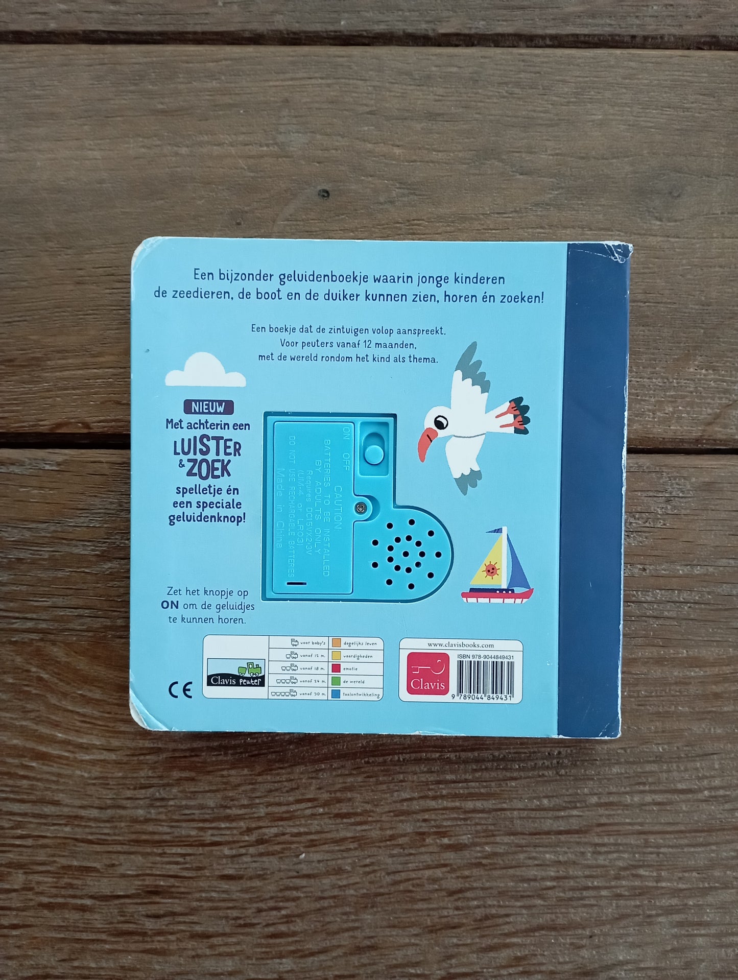 De zee - Marion Billet (met geluiden) Clavis