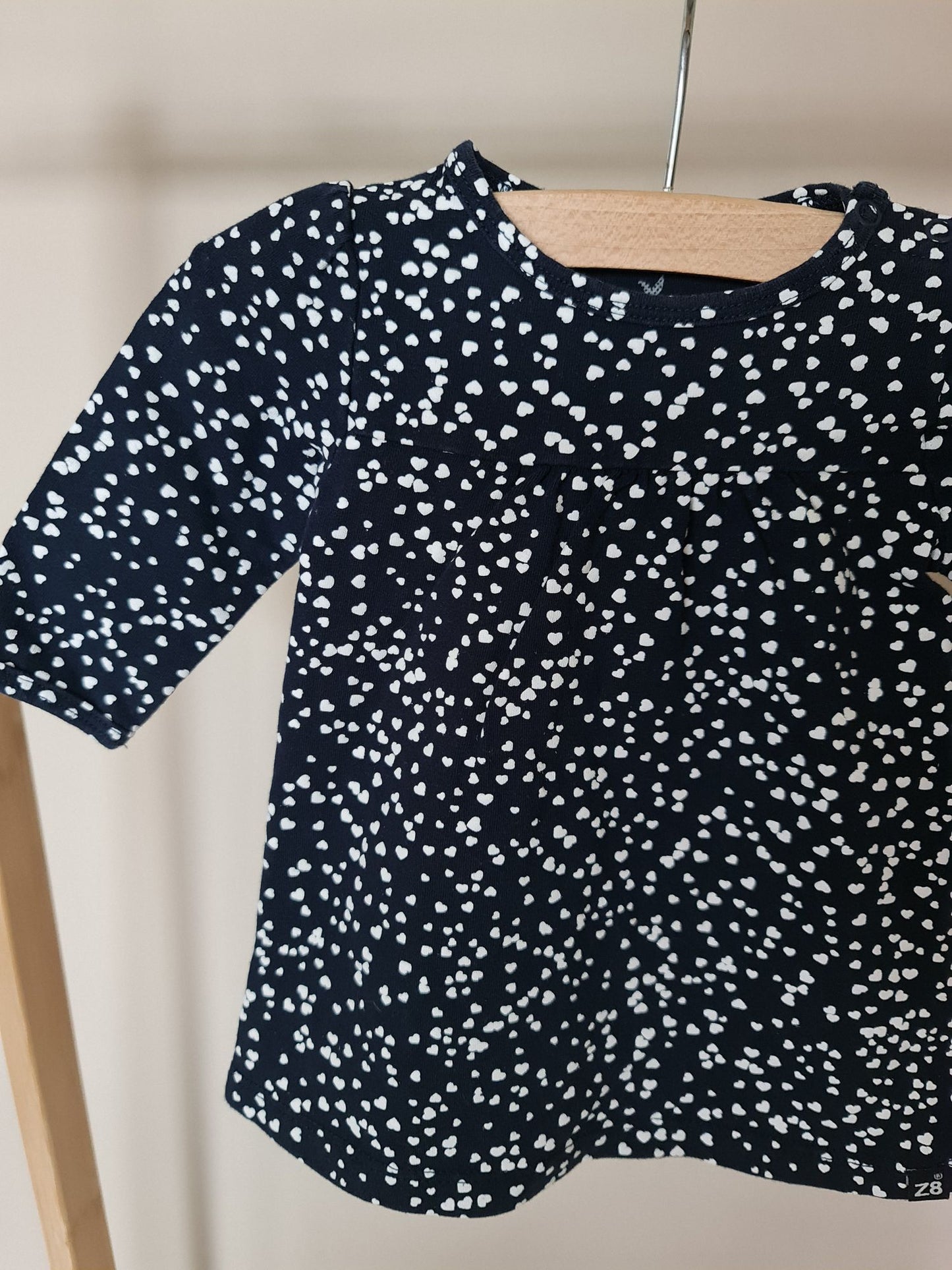 Donkerblauw jurkje 50 Z9