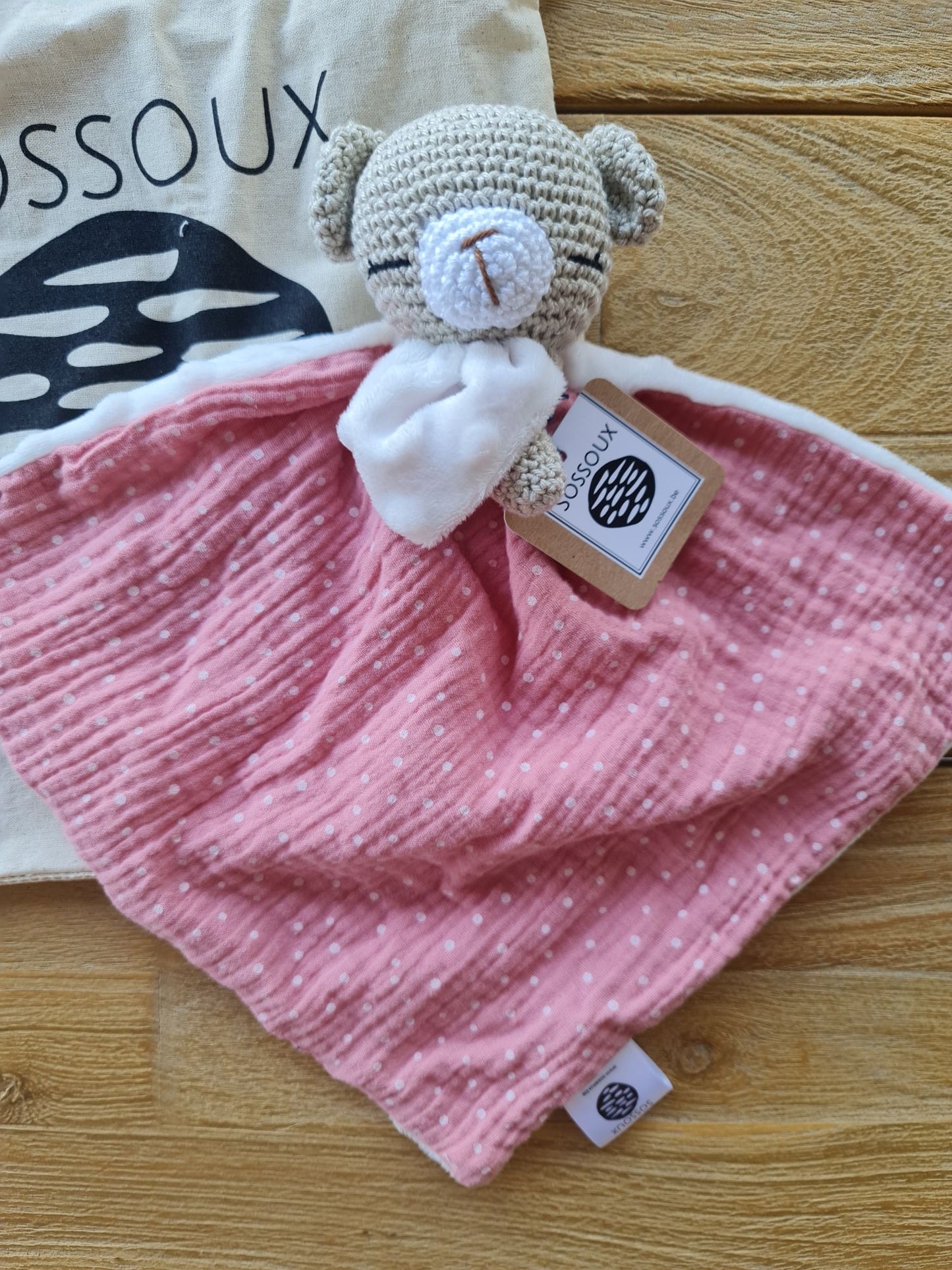 Knuffeldoekje beertje Sossoux