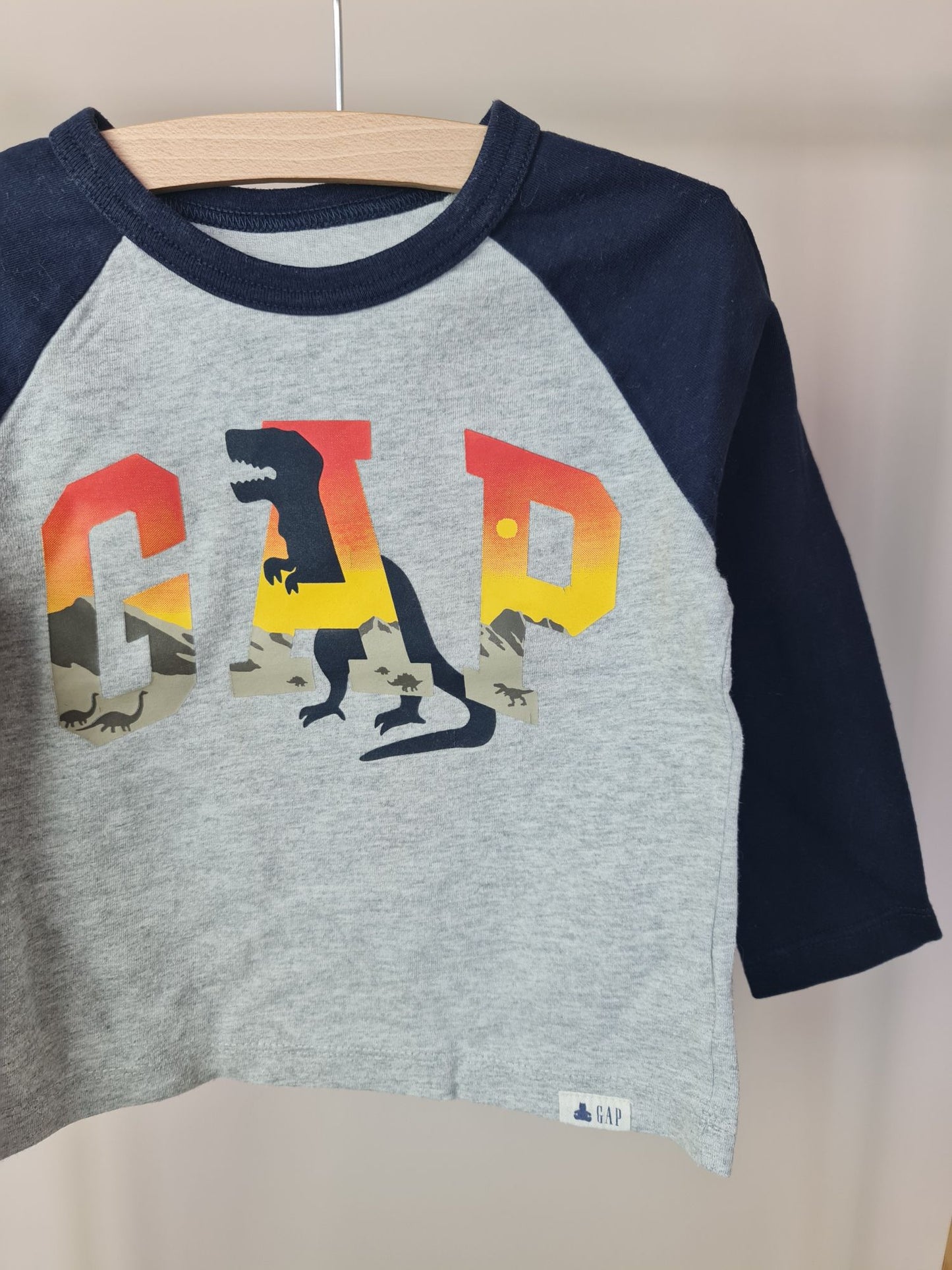 Longsleeve met dino 98 GAP