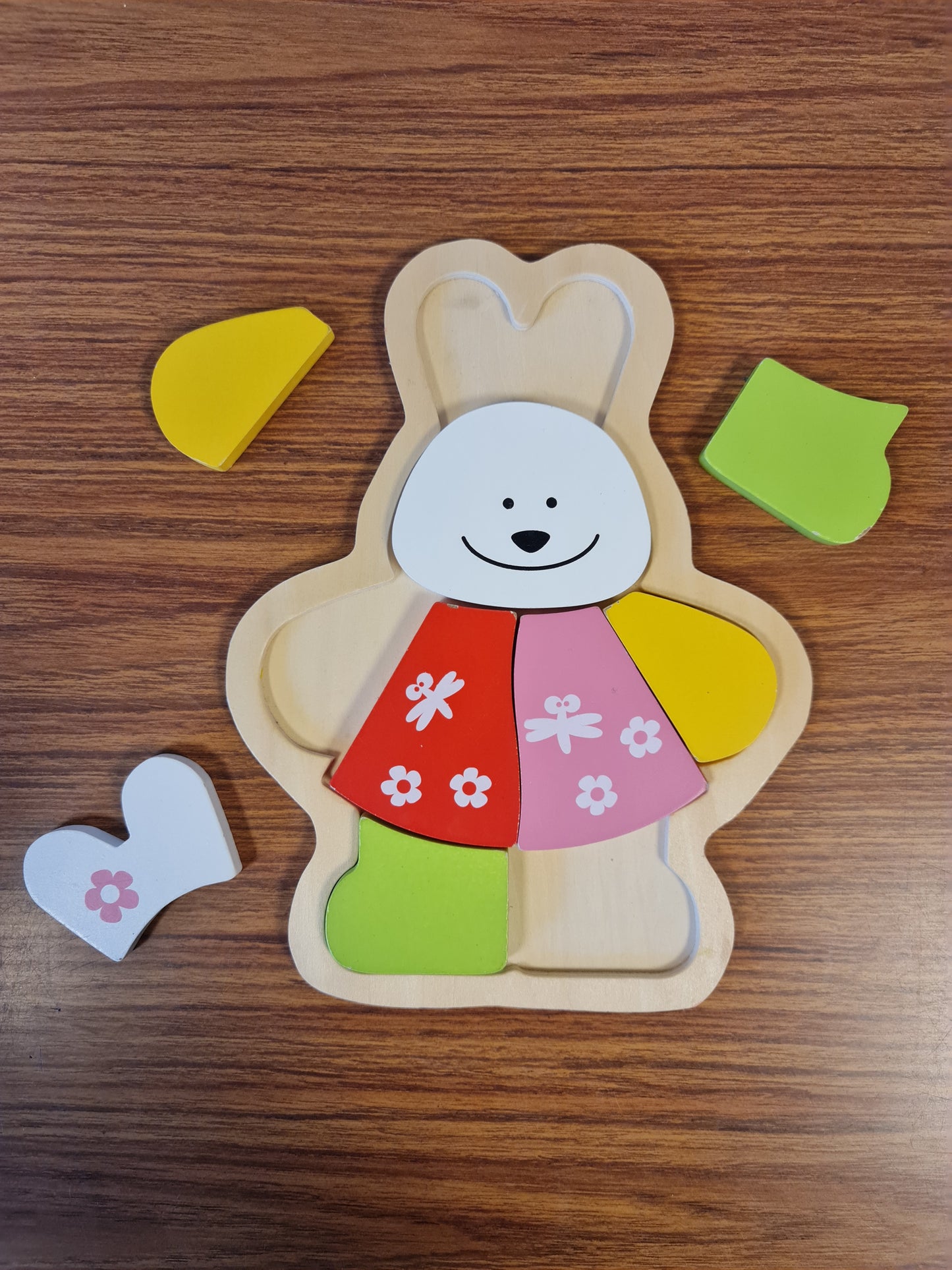Houten puzzel: konijn Onbekend