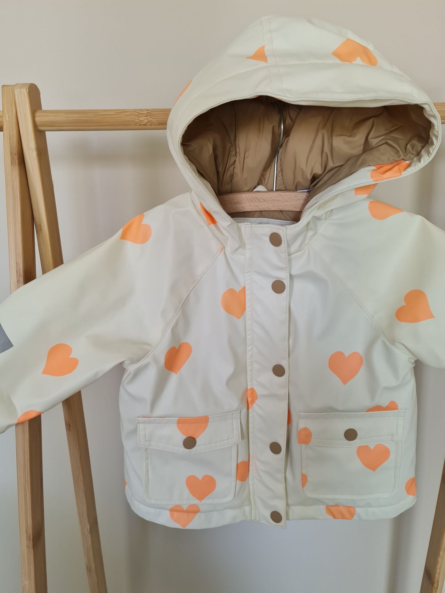 Regenjas met hartjes 74 Zara