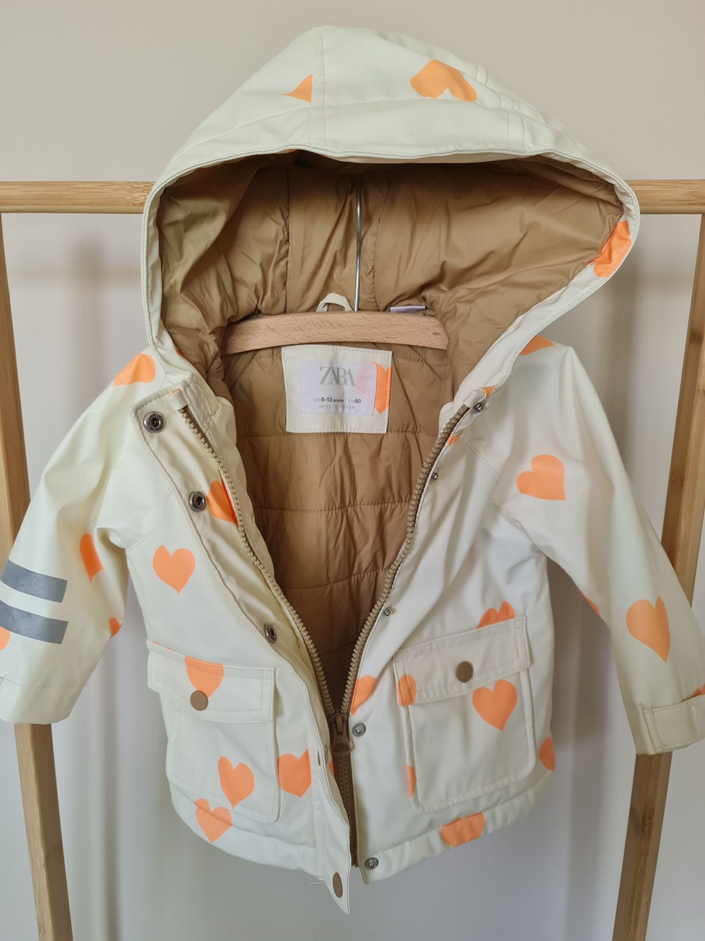 Regenjas met hartjes 74 Zara