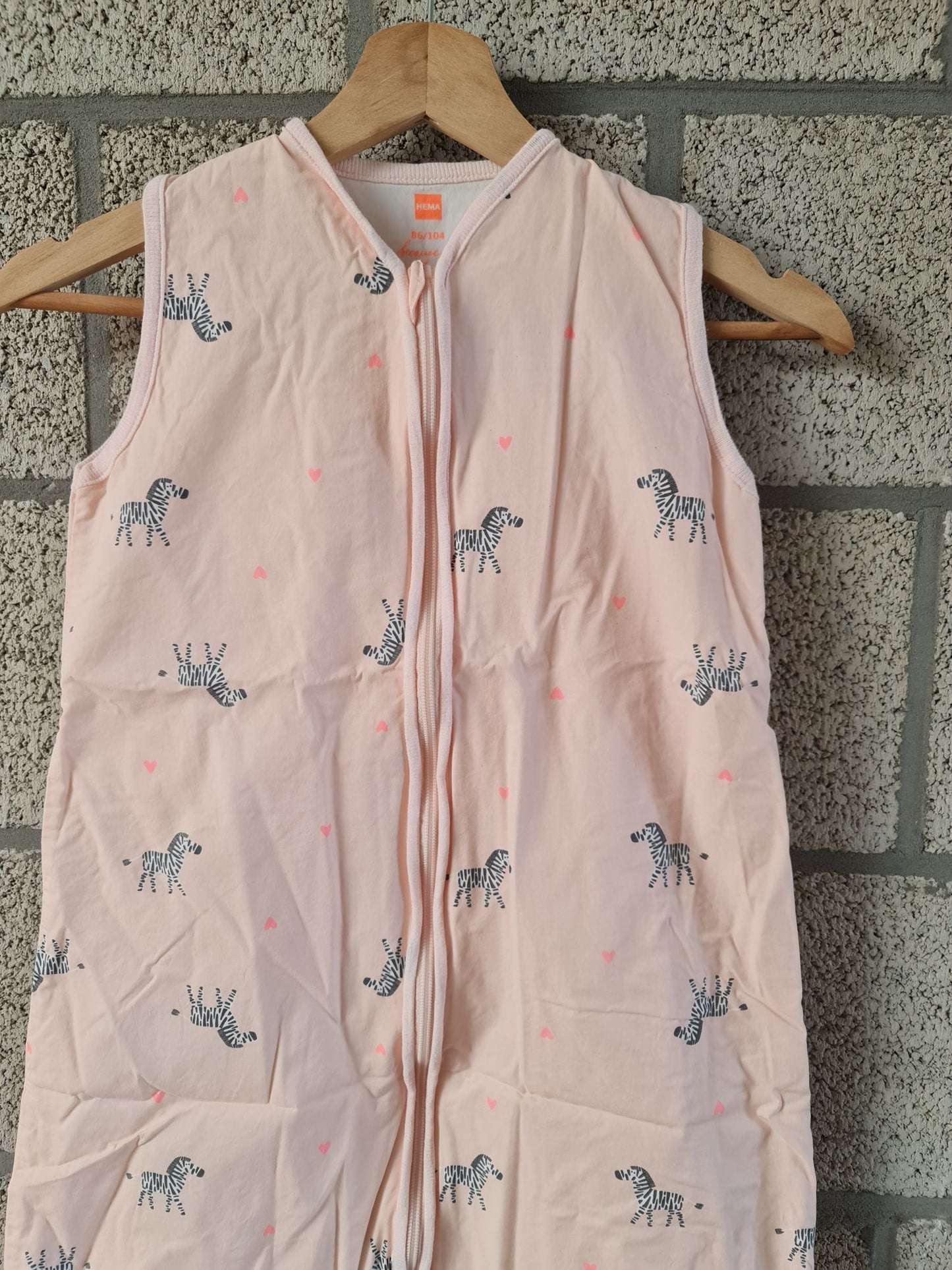 Slaapzak met zebra's 86-104 Hema