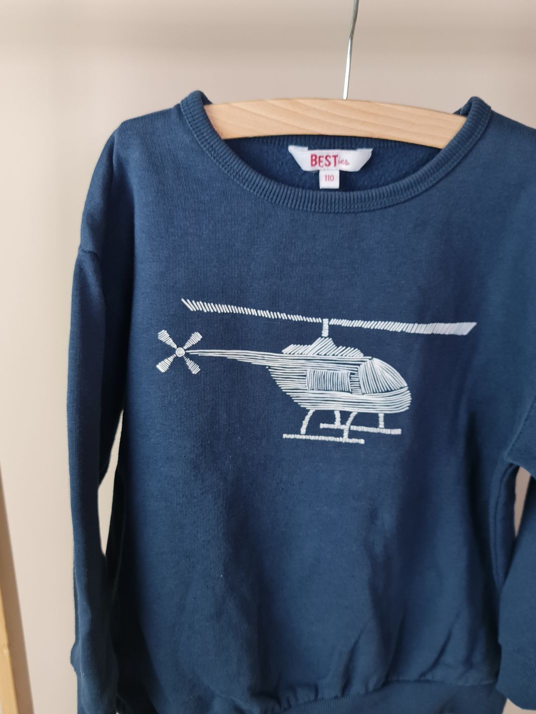Trui met helikopter 110 Besties