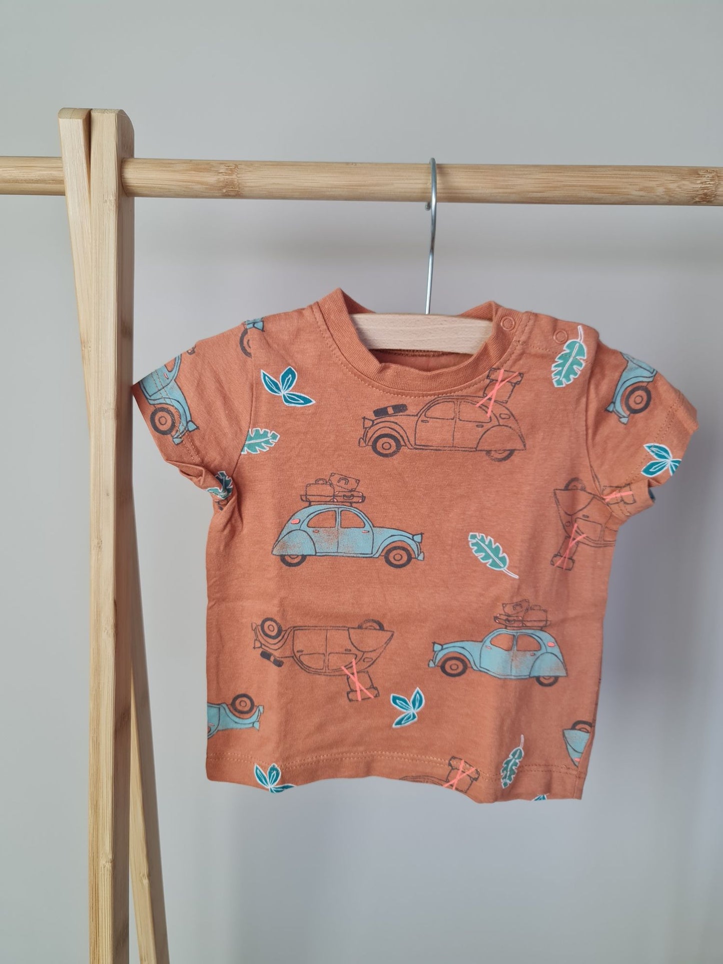 T-shirt met auto's 62 Hema