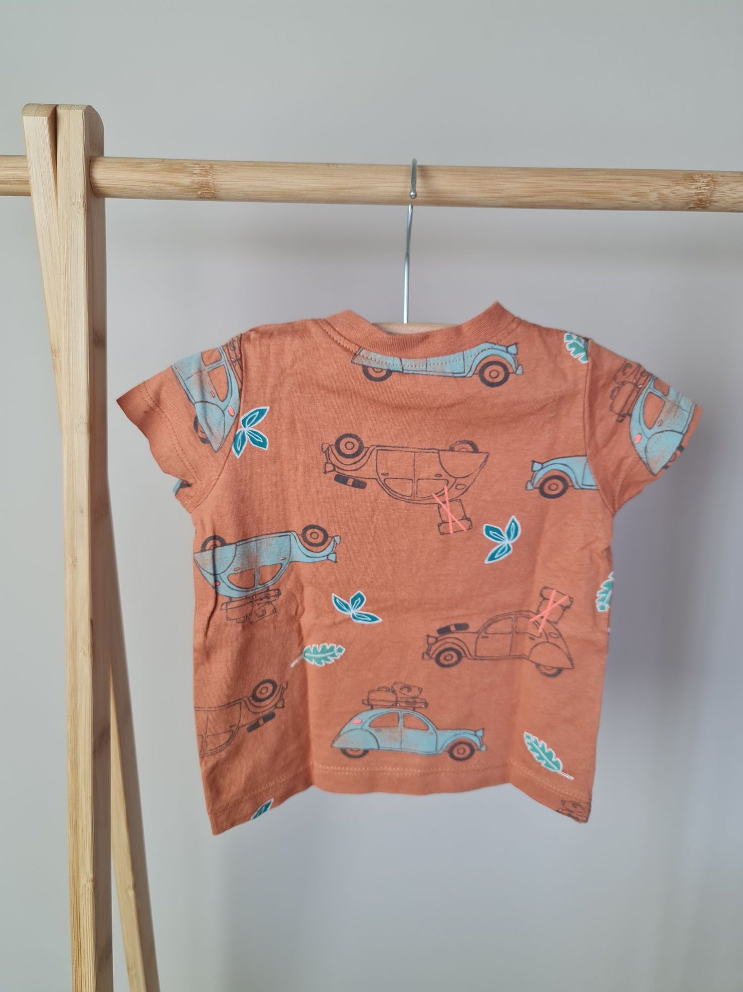 T-shirt met auto's 62 Hema