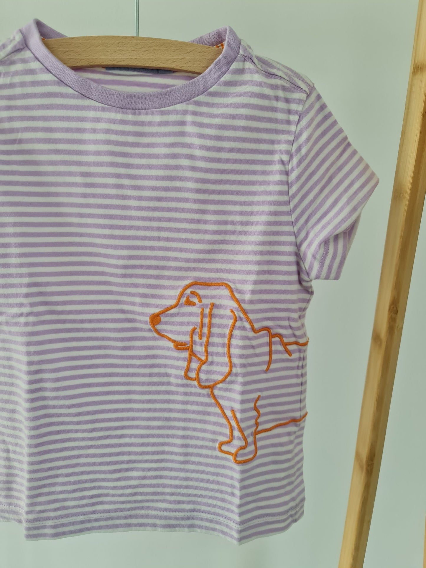 T-shirt met hond 110 Atelier Bossier