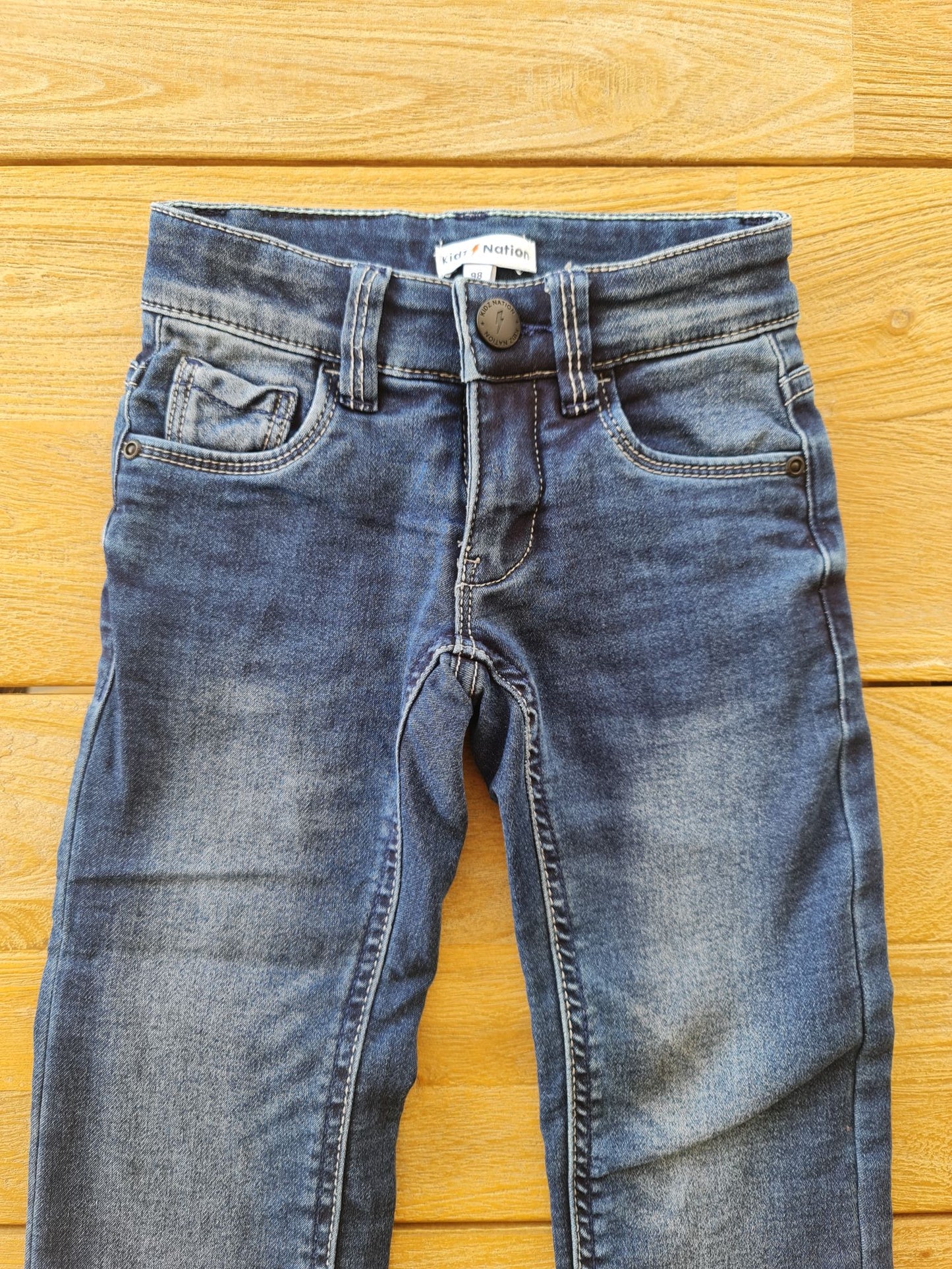 Warme jeansbroek 98 Kidz Nation