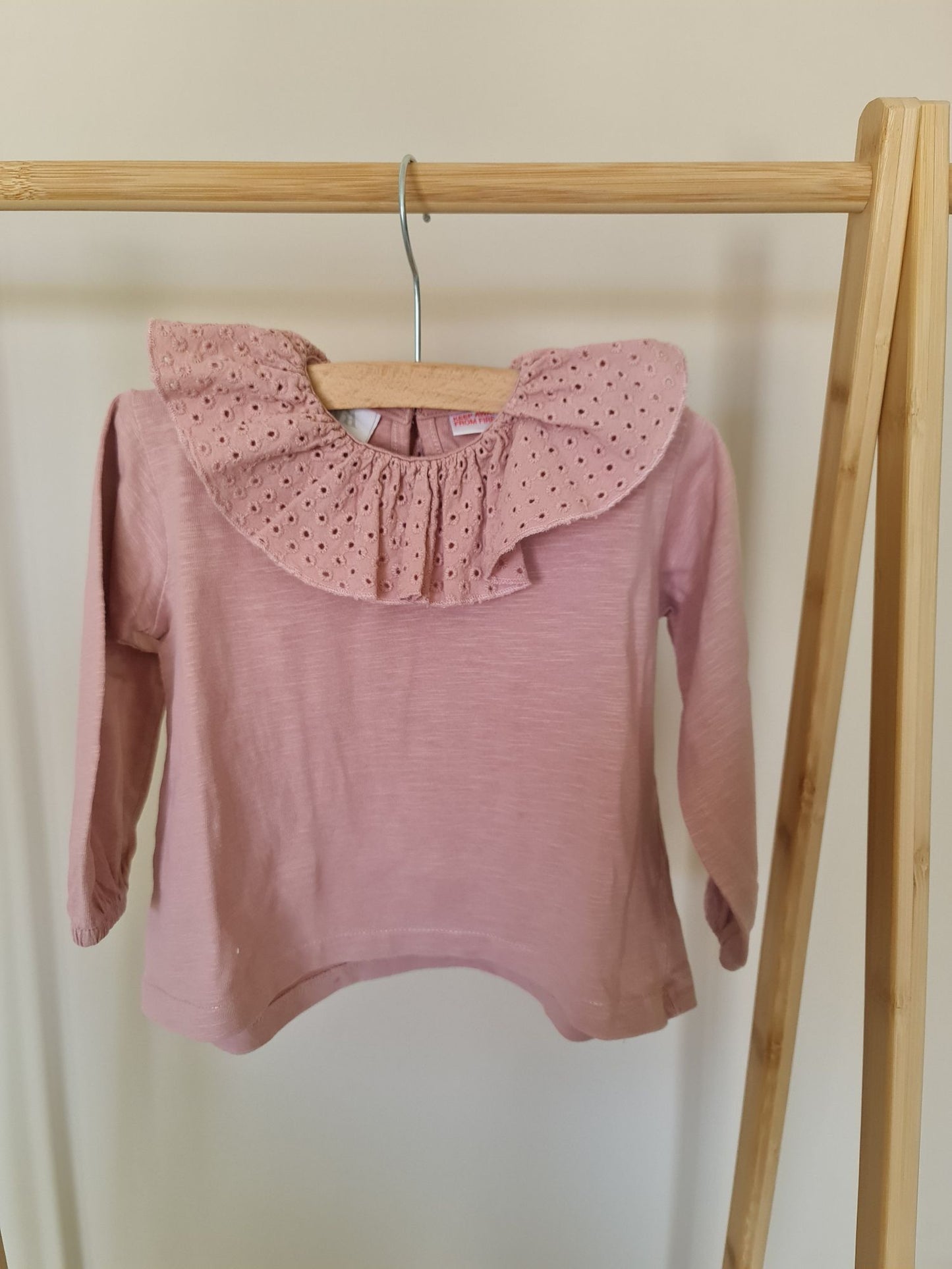 Blouse met kanten kraagje 74 Zara