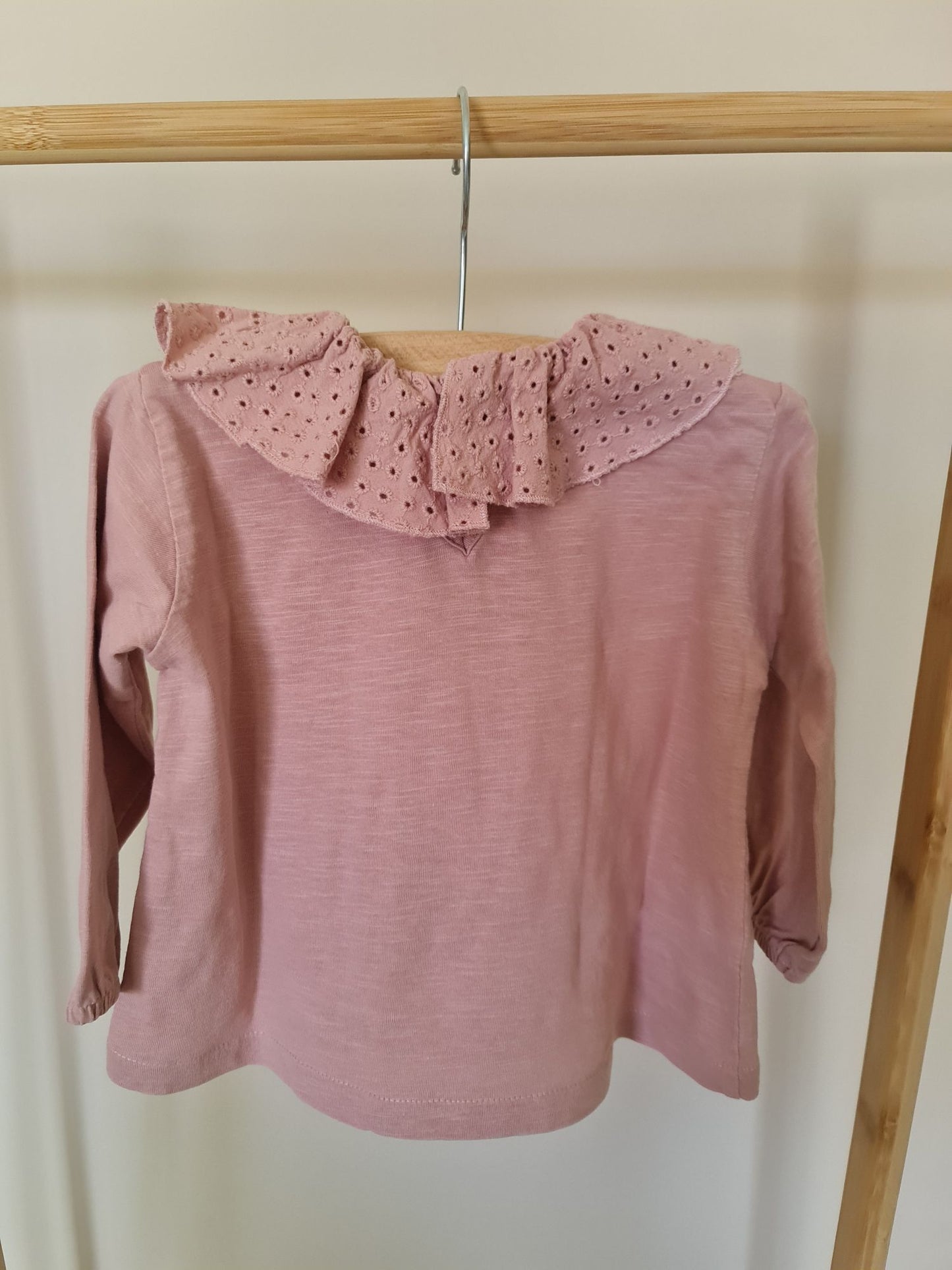 Blouse met kanten kraagje 74 Zara