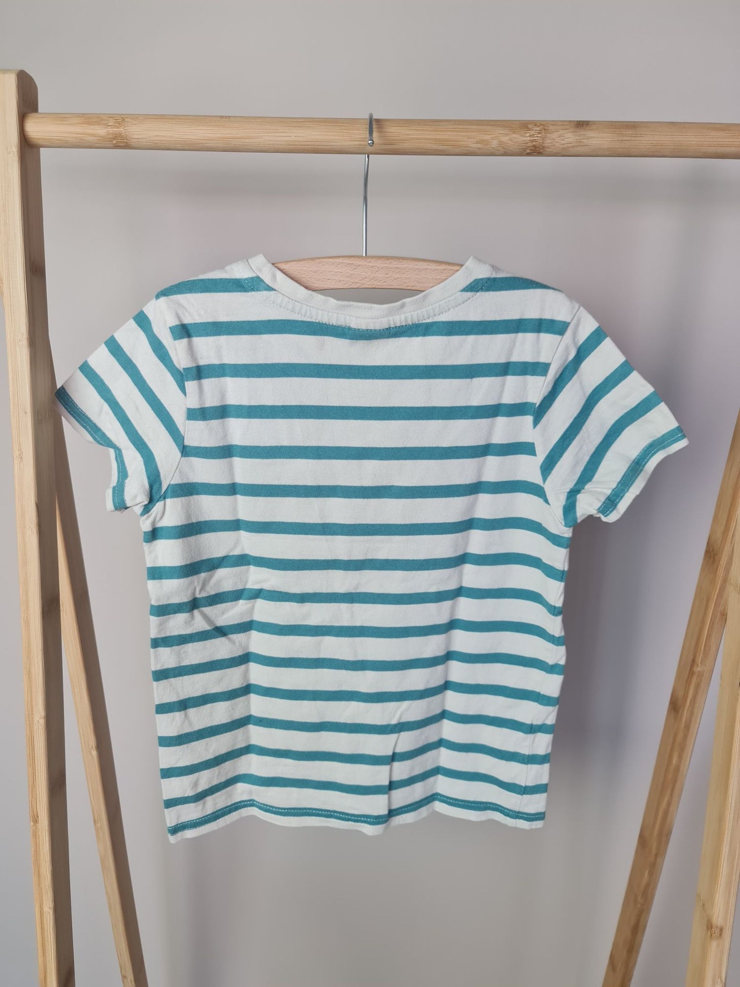 T-shirt met krokodil 110/116 Hema
