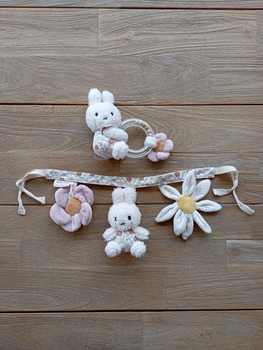 Wagenspanner en rammelaar Nijntje Little Dutch