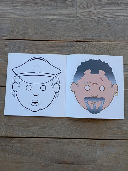 Maskers, boeven en politie Uitgeverij Libre BV