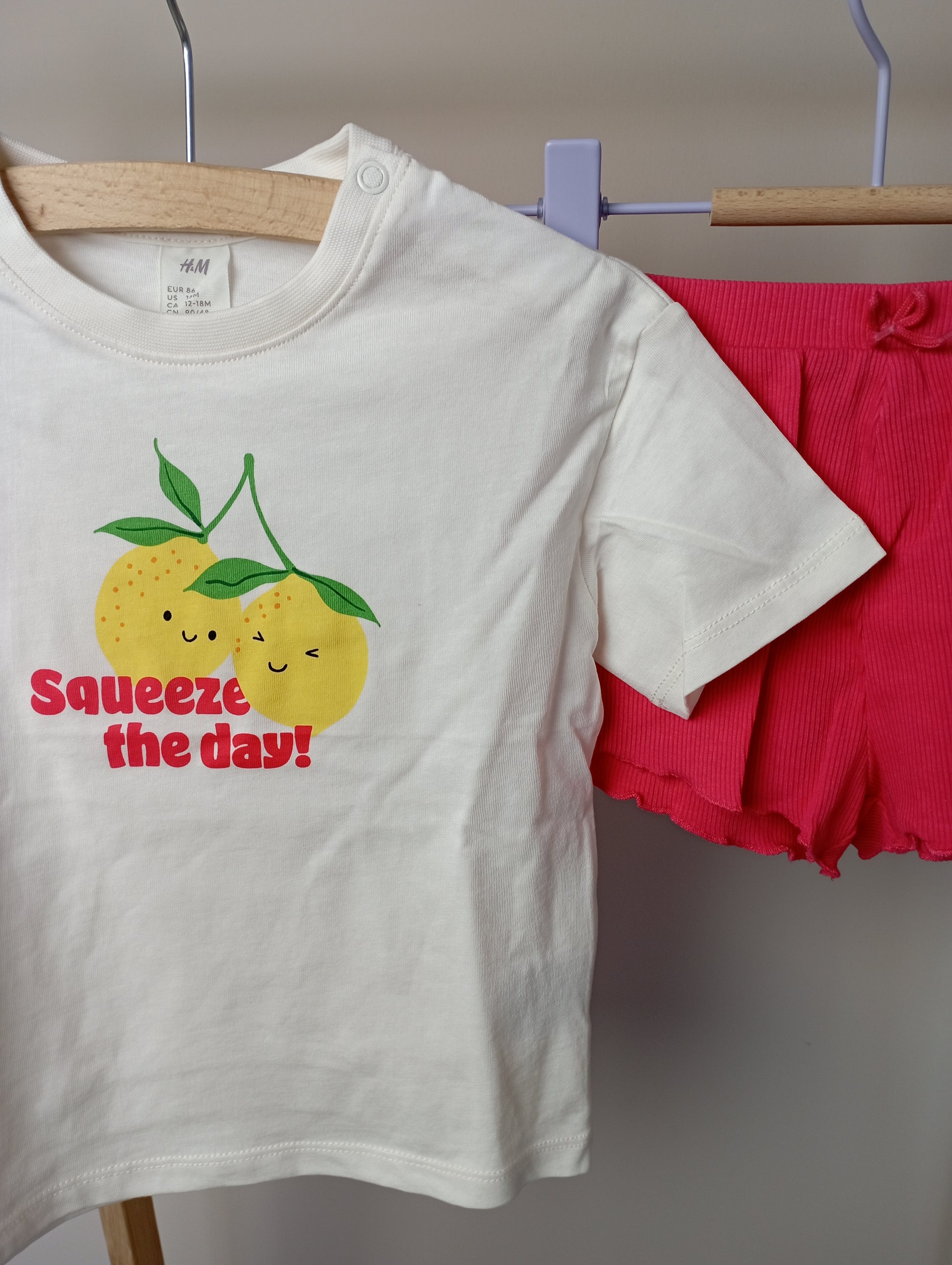 Setje "Squeeze the day!" 86 H&M
