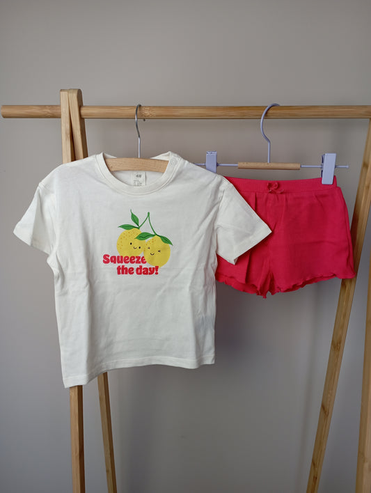 Setje "Squeeze the day!" 86 H&M