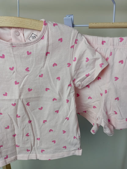 Pyjama met aardbeien 18m Tex Baby