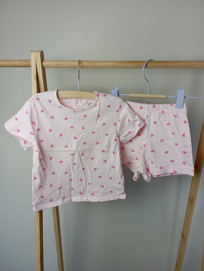 Pyjama met aardbeien 18m Tex Baby