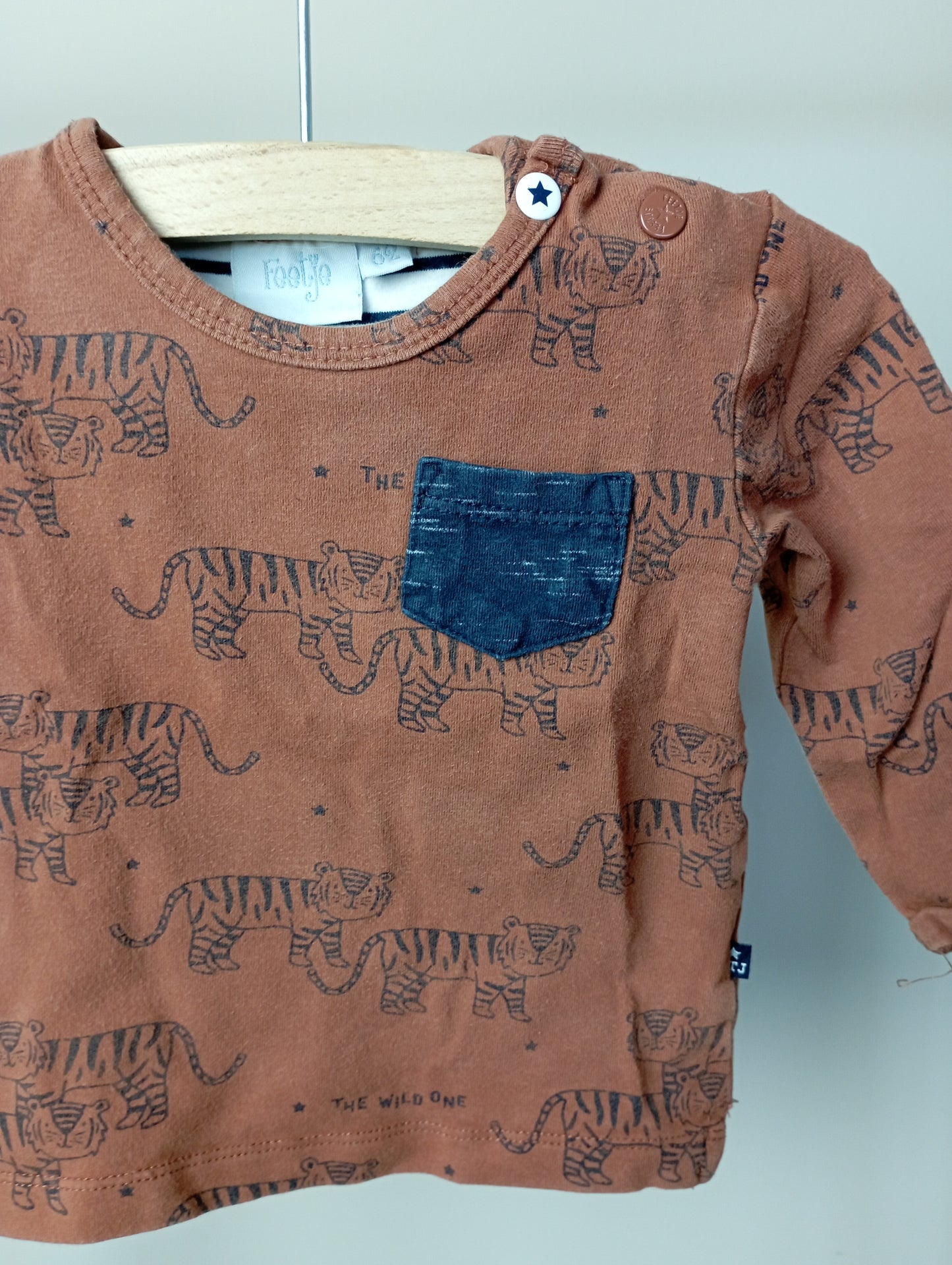 Longsleeve met tijgers 62 Feetje