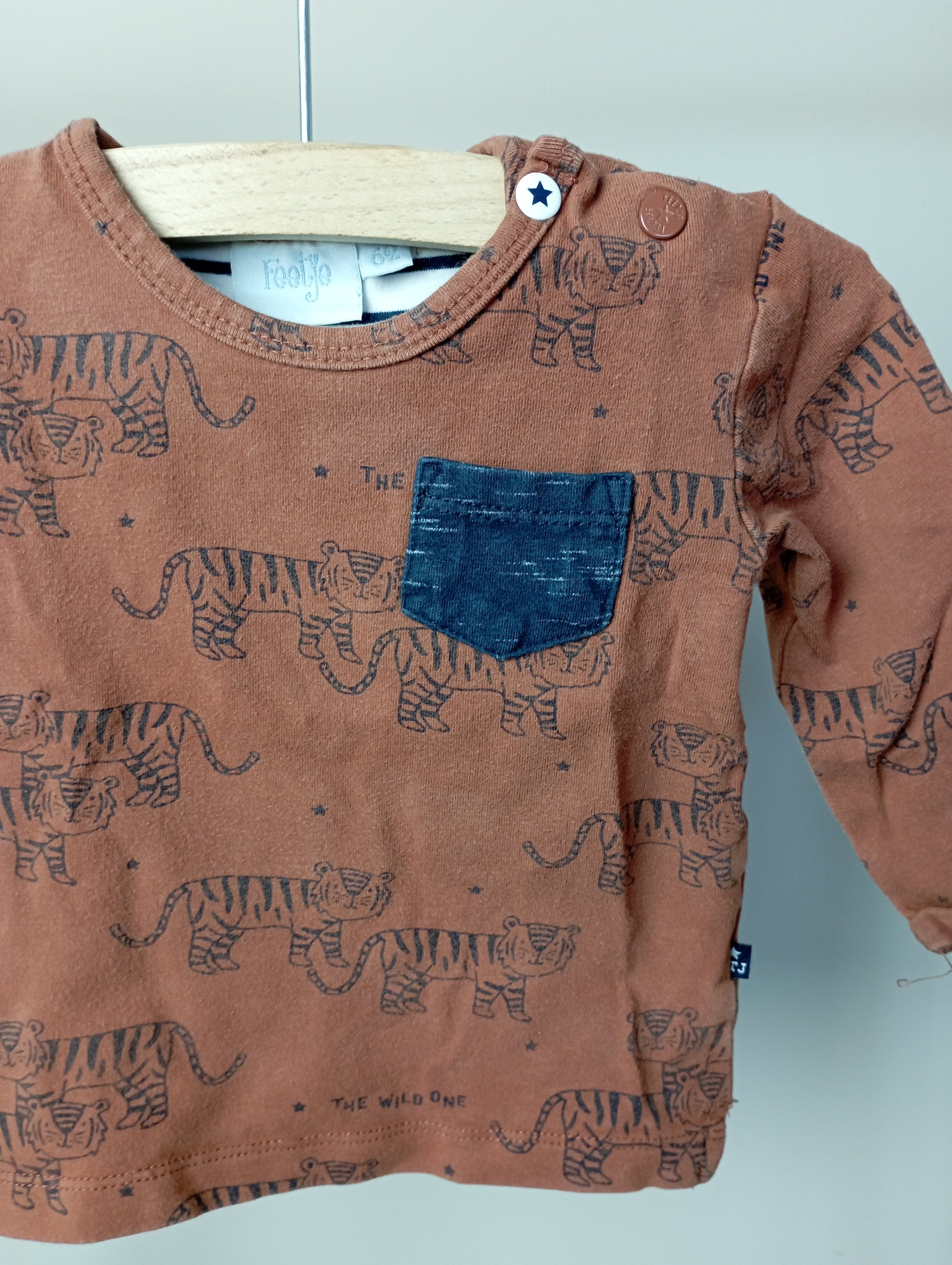 Longsleeve met tijgers 62 Feetje