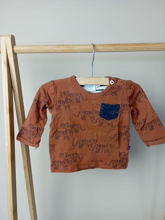 Longsleeve met tijgers 62 Feetje
