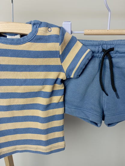 Comfy setje met strepen 68 Hema