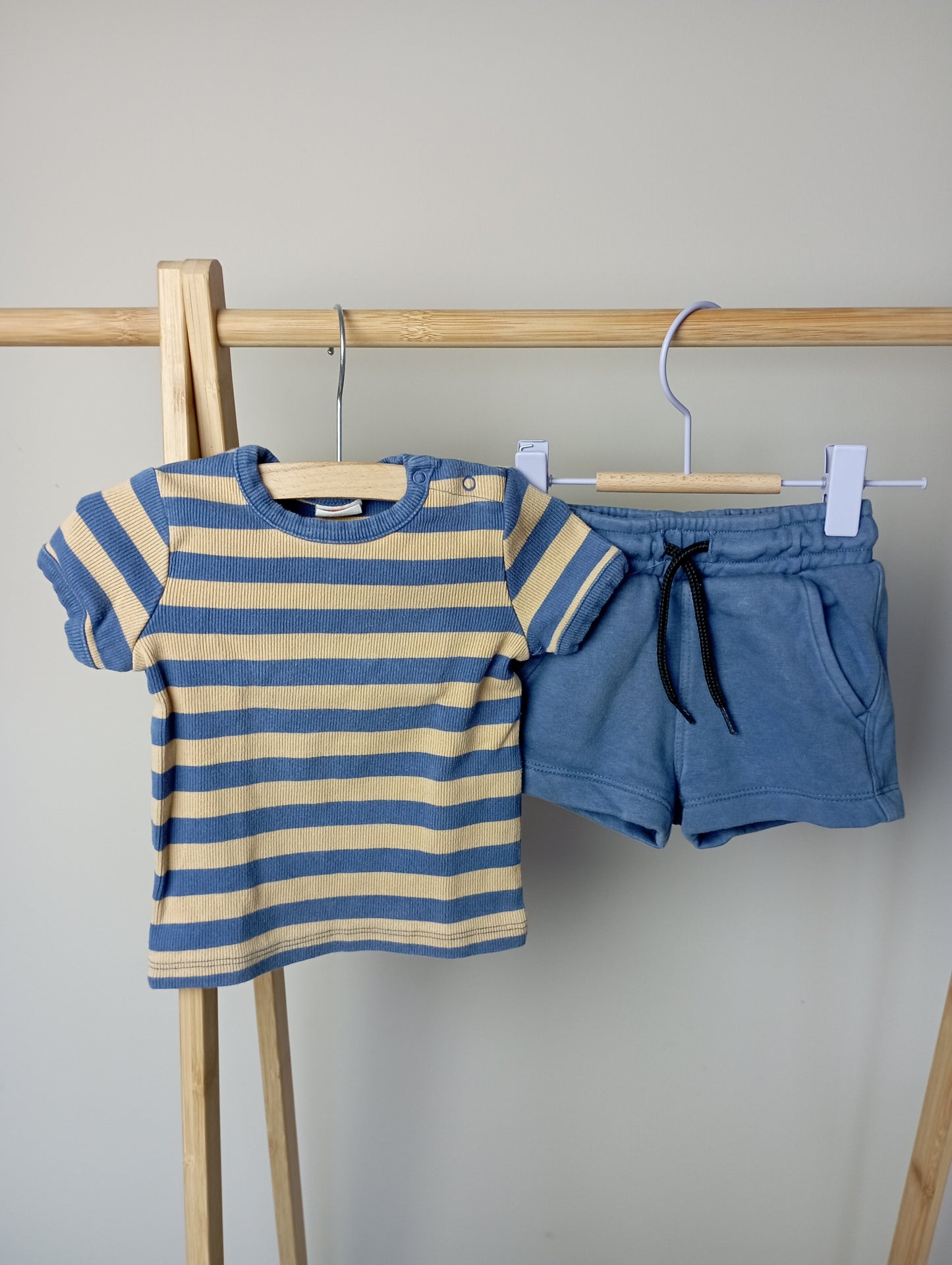 Comfy setje met strepen 68 Hema