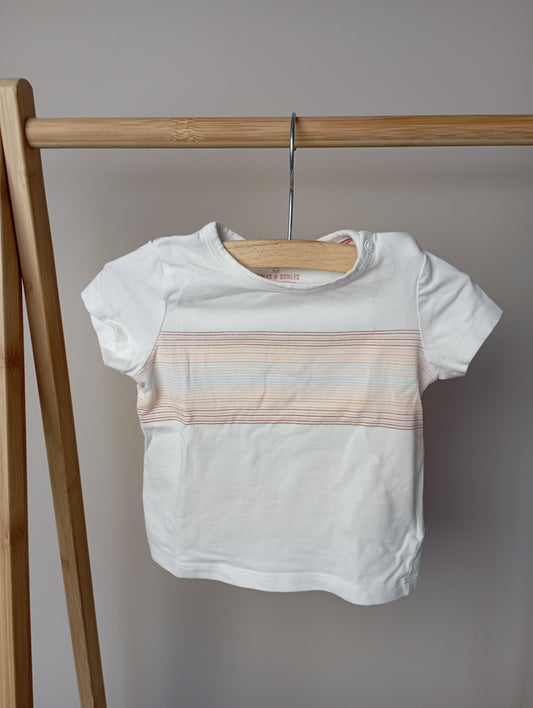 T-shirt met strepen 68 Cuddles and smiles