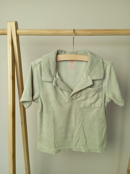 Shirtje in badstof 92 Hema