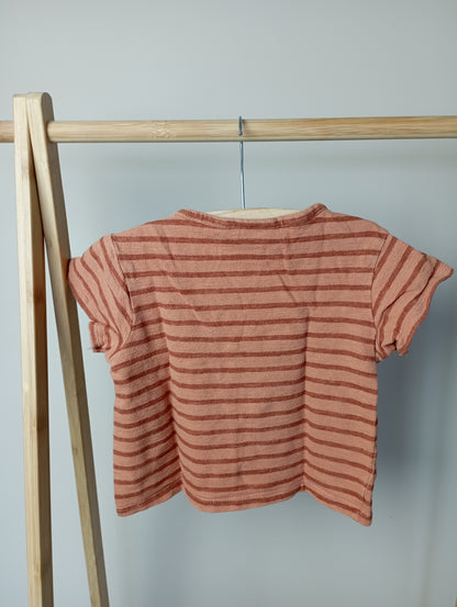 Shirtje met strepen 92 Hema